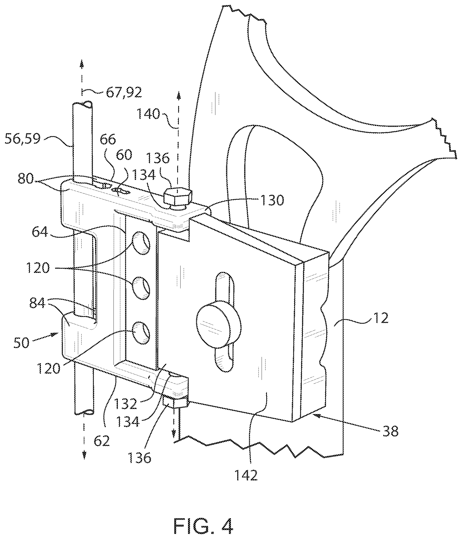 Patent US11841206 Figure 3 – Quiver for bowfishing arrows and accessories