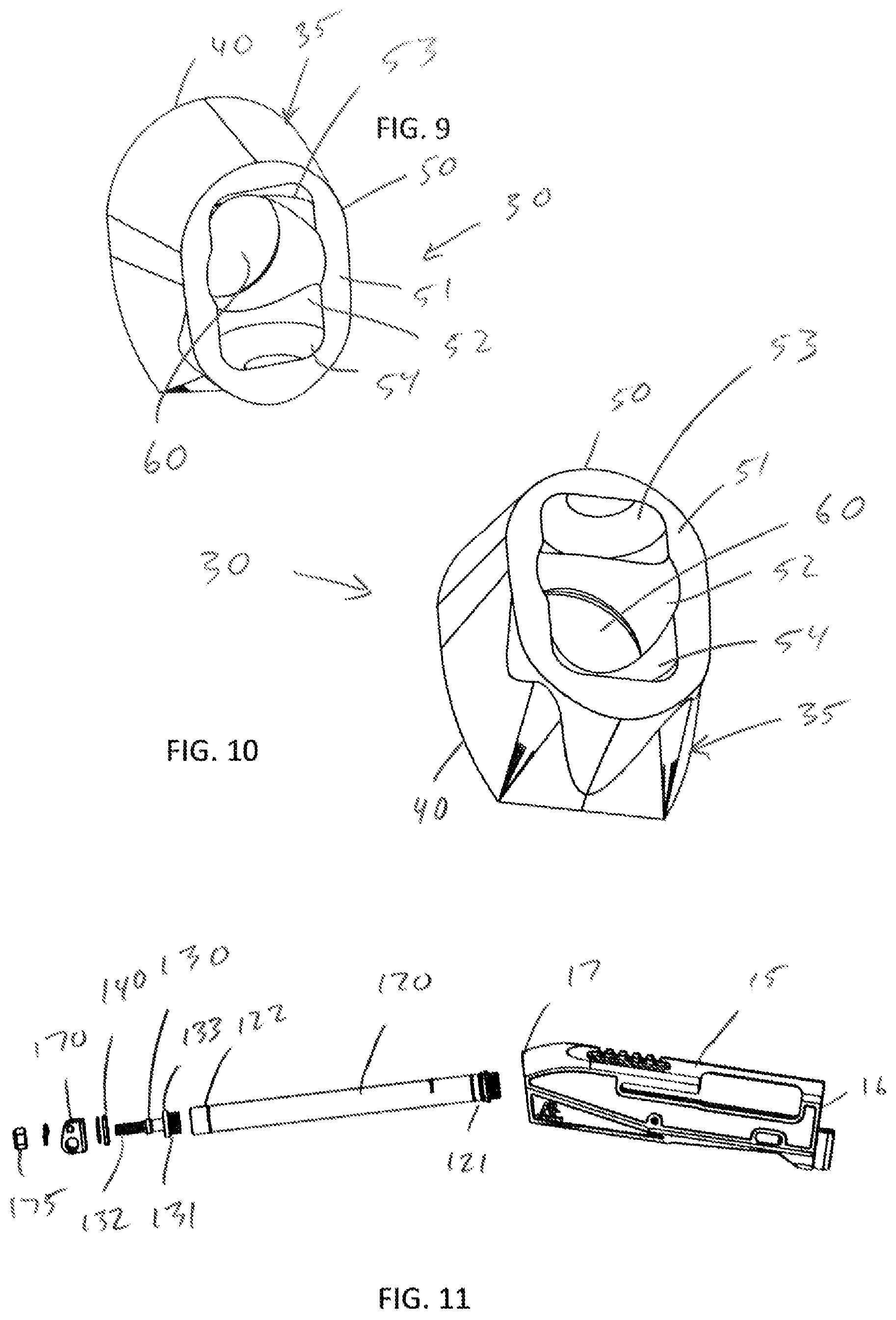 Patent US11841208 Figure 5 – Universally adjustable firearm stock