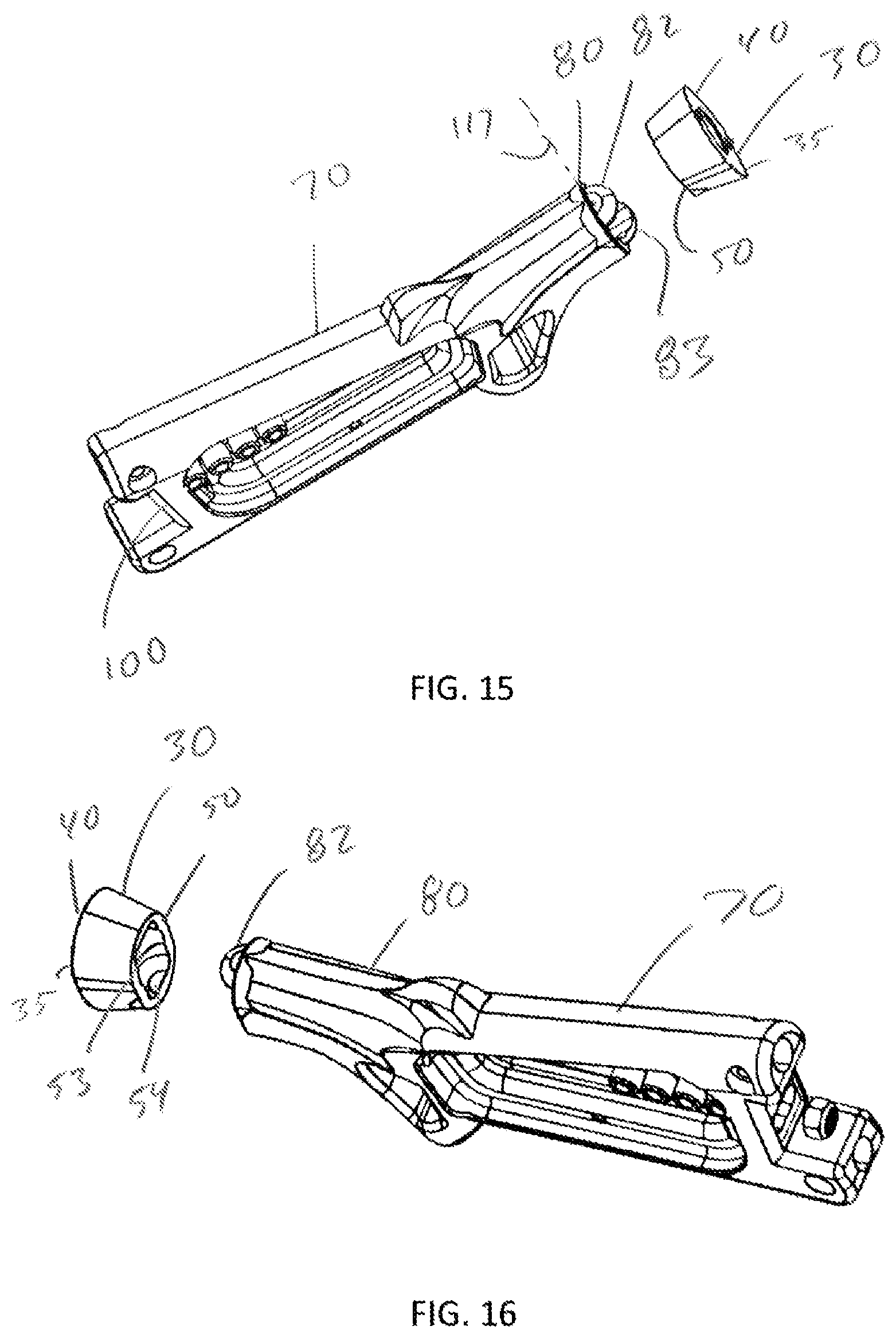 Patent US11841208 Figure 7 – Universally adjustable firearm stock