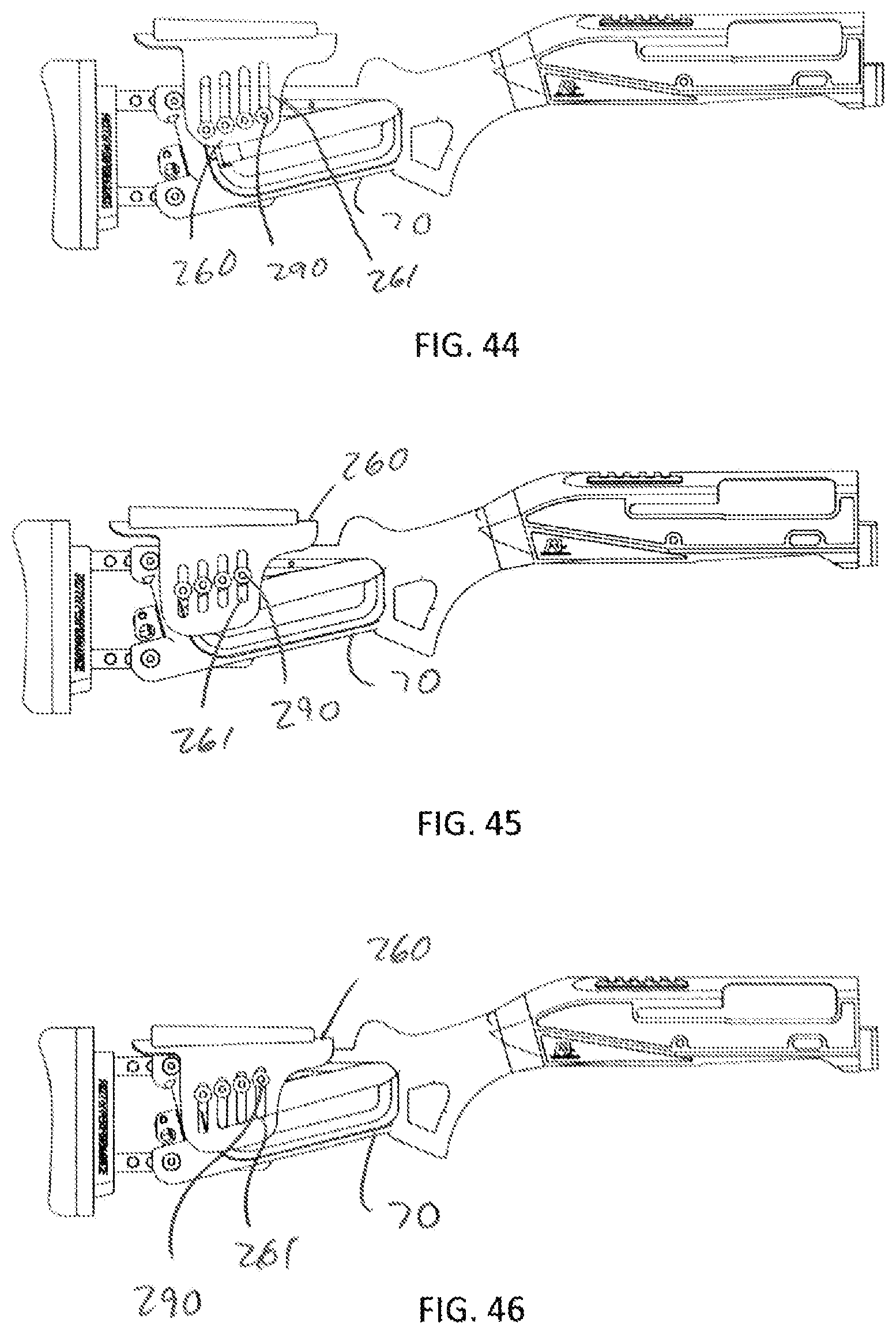Patent US11841208 Figure 17 – Universally adjustable firearm stock