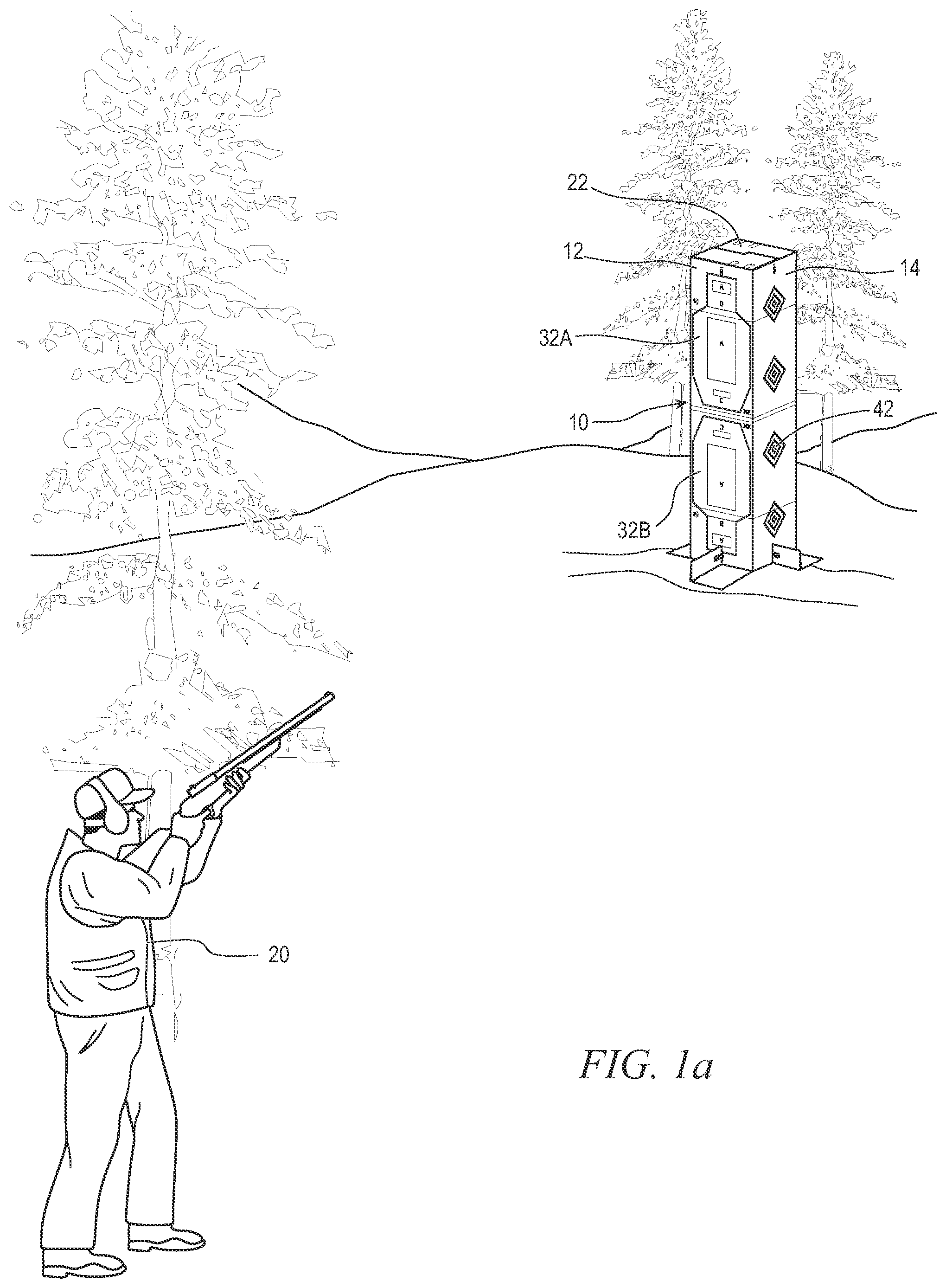 Patent US11841213 Figure 1 – Box target