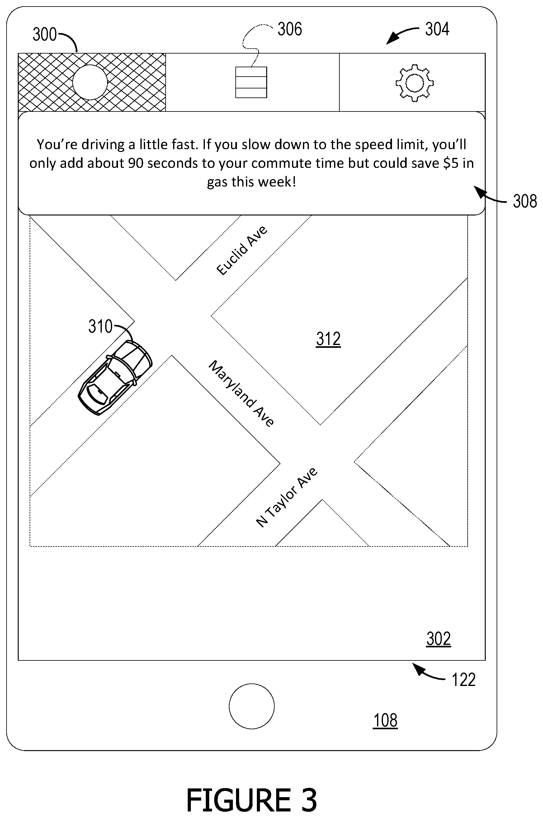 Patent US11841234 Figure 3 – Systems and methods for generating user offerings responsive to telematics data