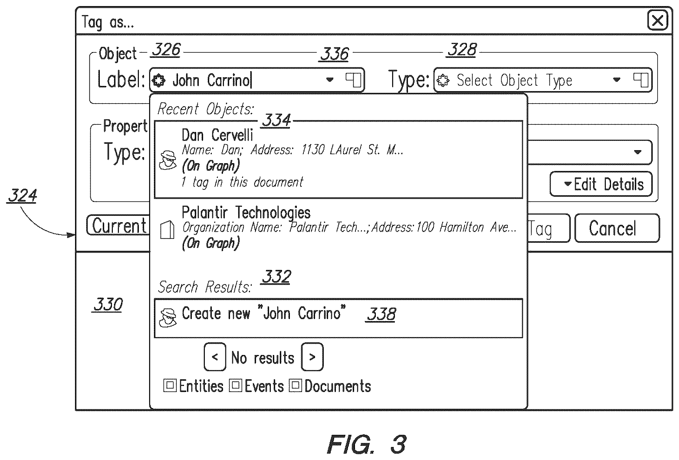 Patent US11841238 Figure 4 – Geotagging structured data