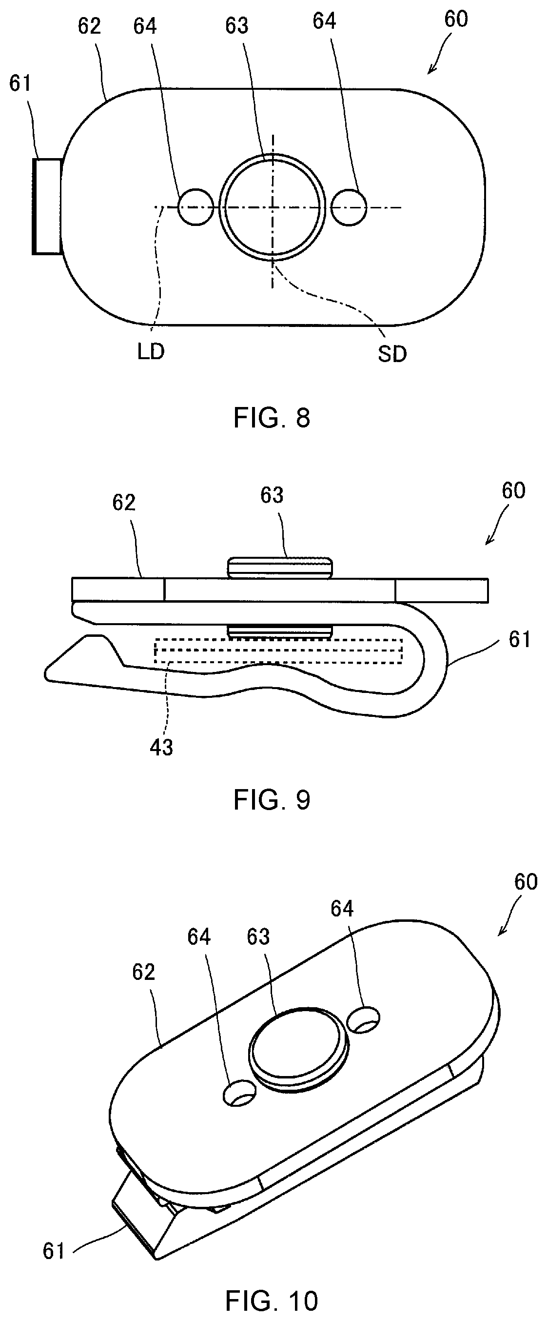 Patent US11841246 Figure 7 – Device holding member and device holding member set