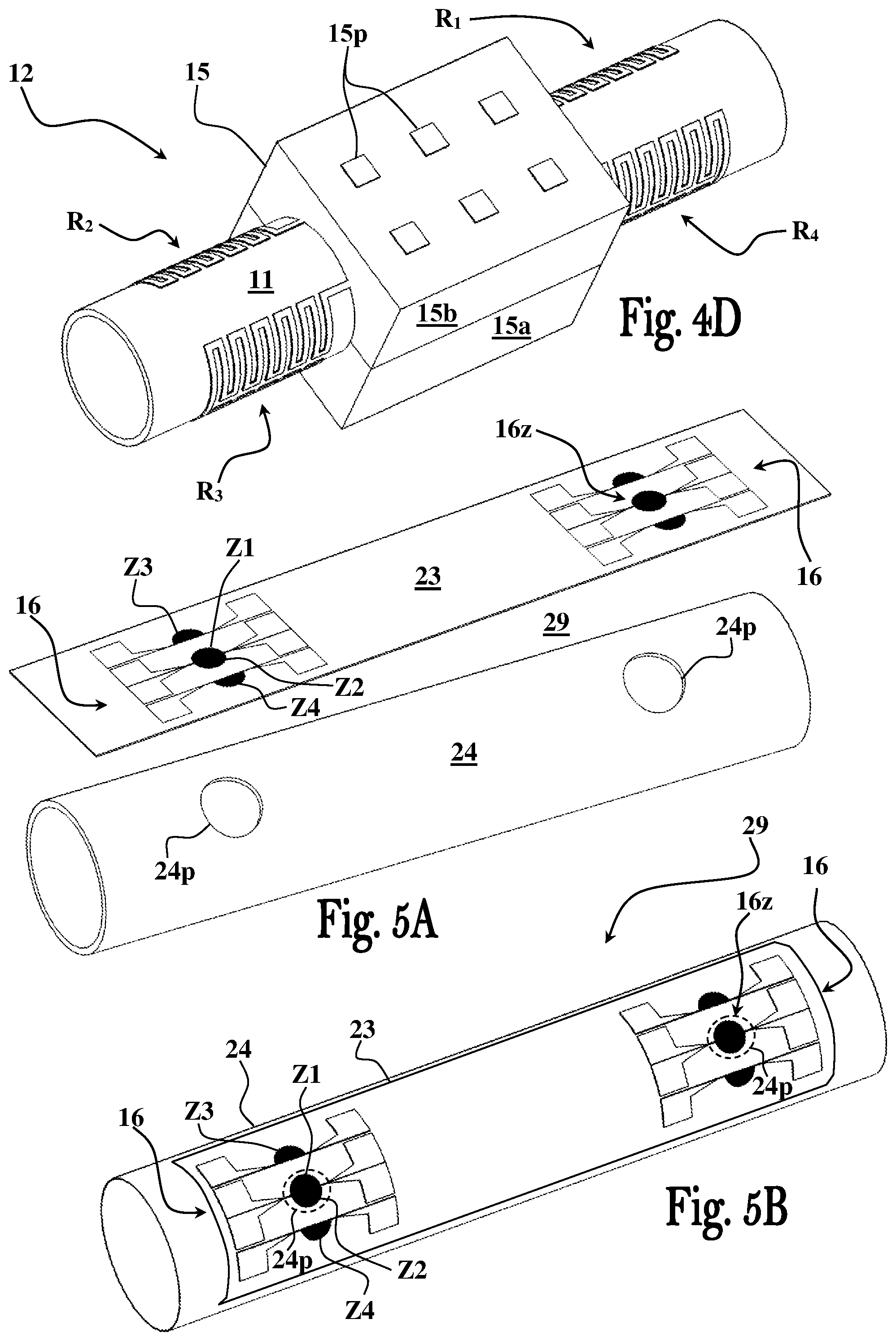 Patent US11841251 Figure 5 – Direct implementation of sensors in tubes