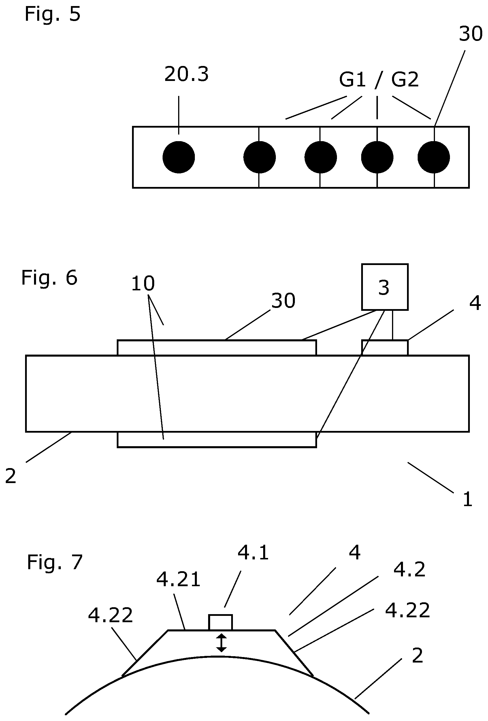 Patent US11841254 Figure 5 – Clamp-on ultrasonic transducer arrangement independent of measuring tube diameter at a measuring point