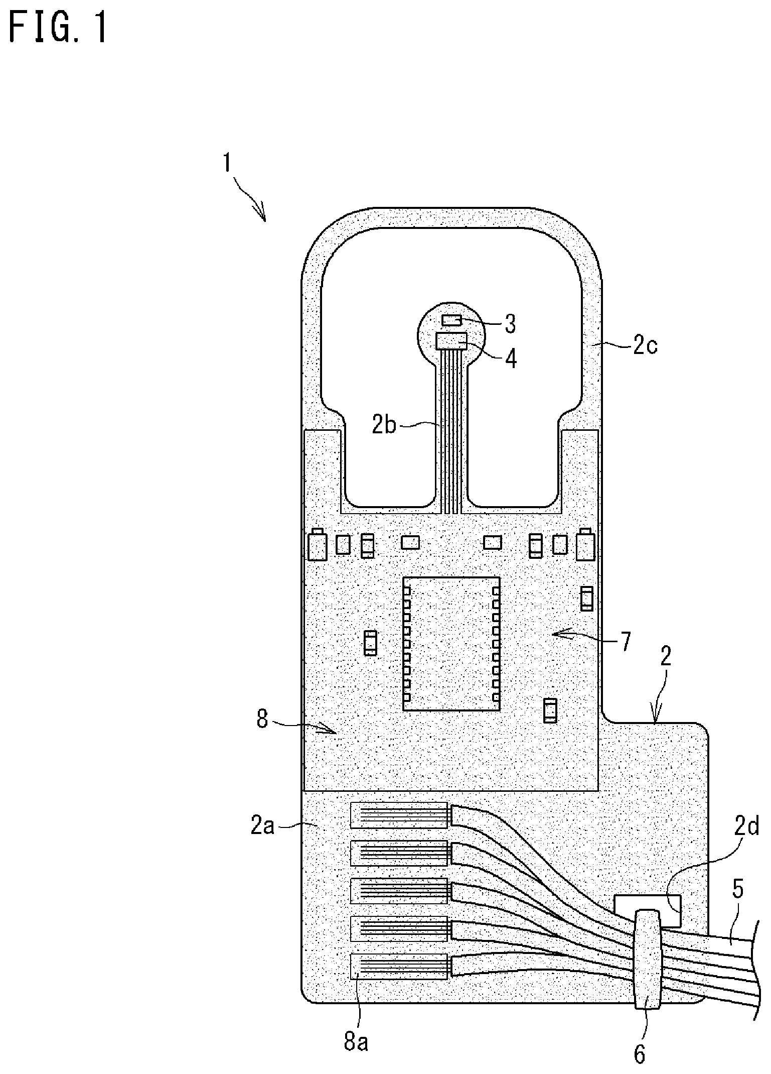 Patent US11841256 Figure 1 – Thermal flow velocity and flow rate sensor, and air conditioner
