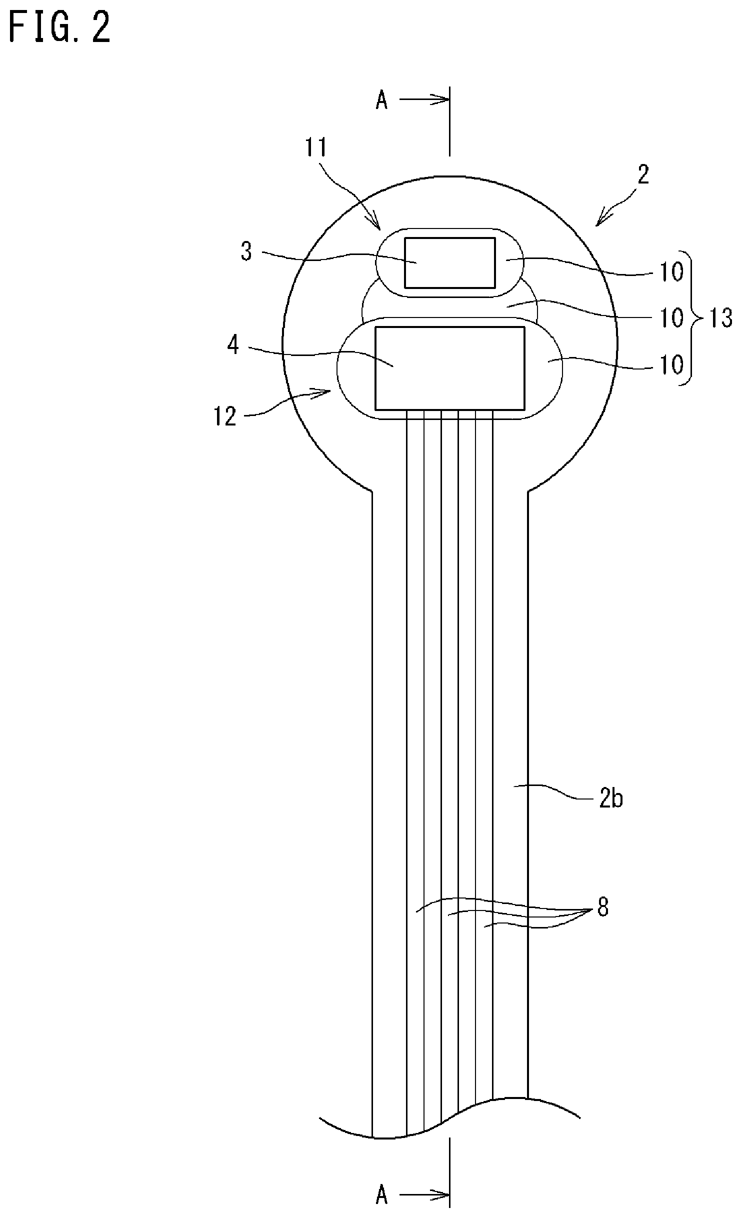 Patent US11841256 Figure 2 – Thermal flow velocity and flow rate sensor, and air conditioner