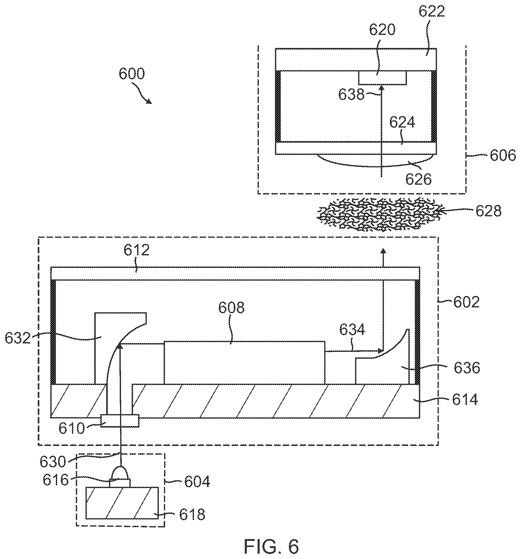 Patent US11841268 Figure 6 – Compact material analyzer