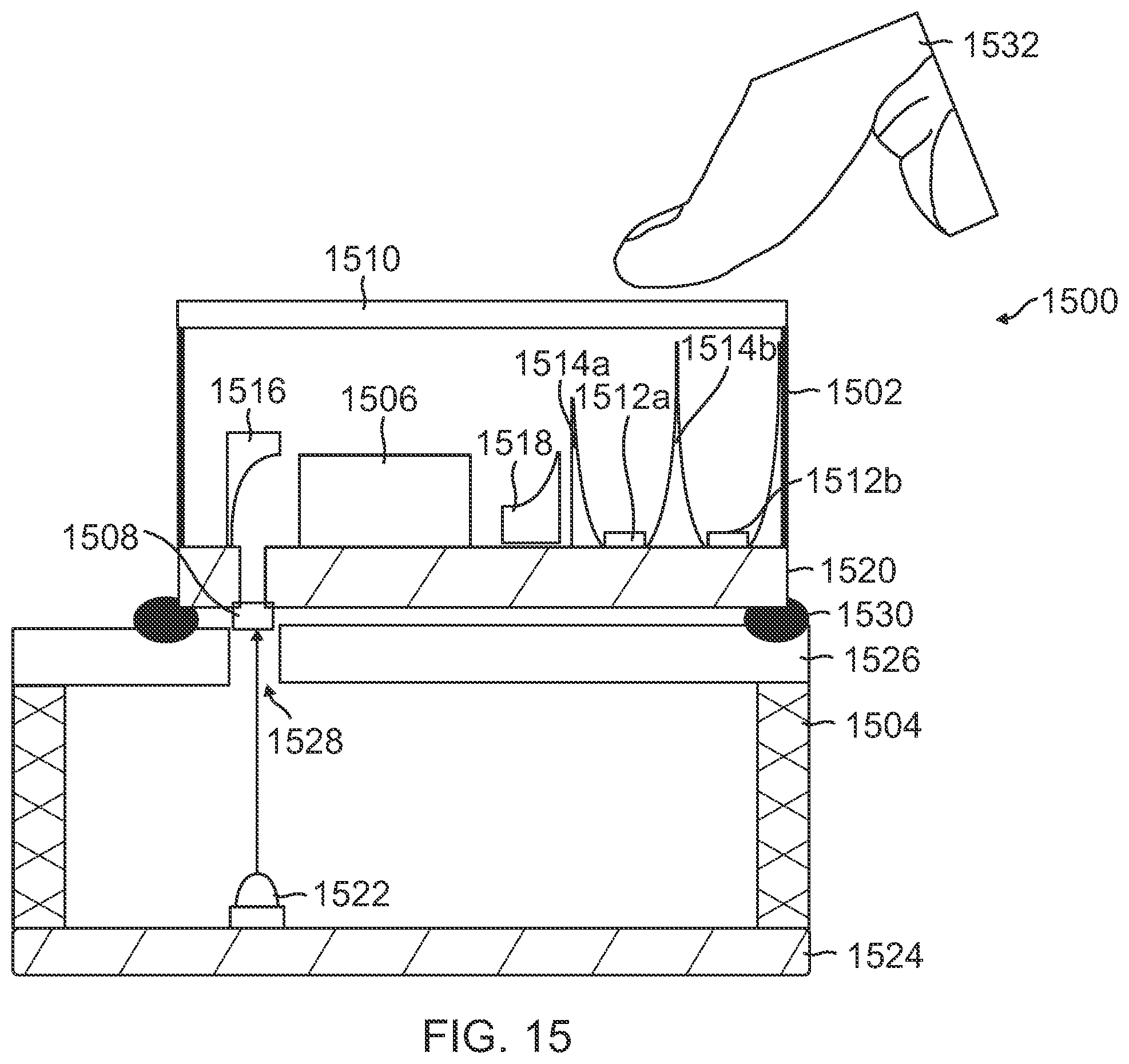 Patent US11841268 Figure 15 – Compact material analyzer