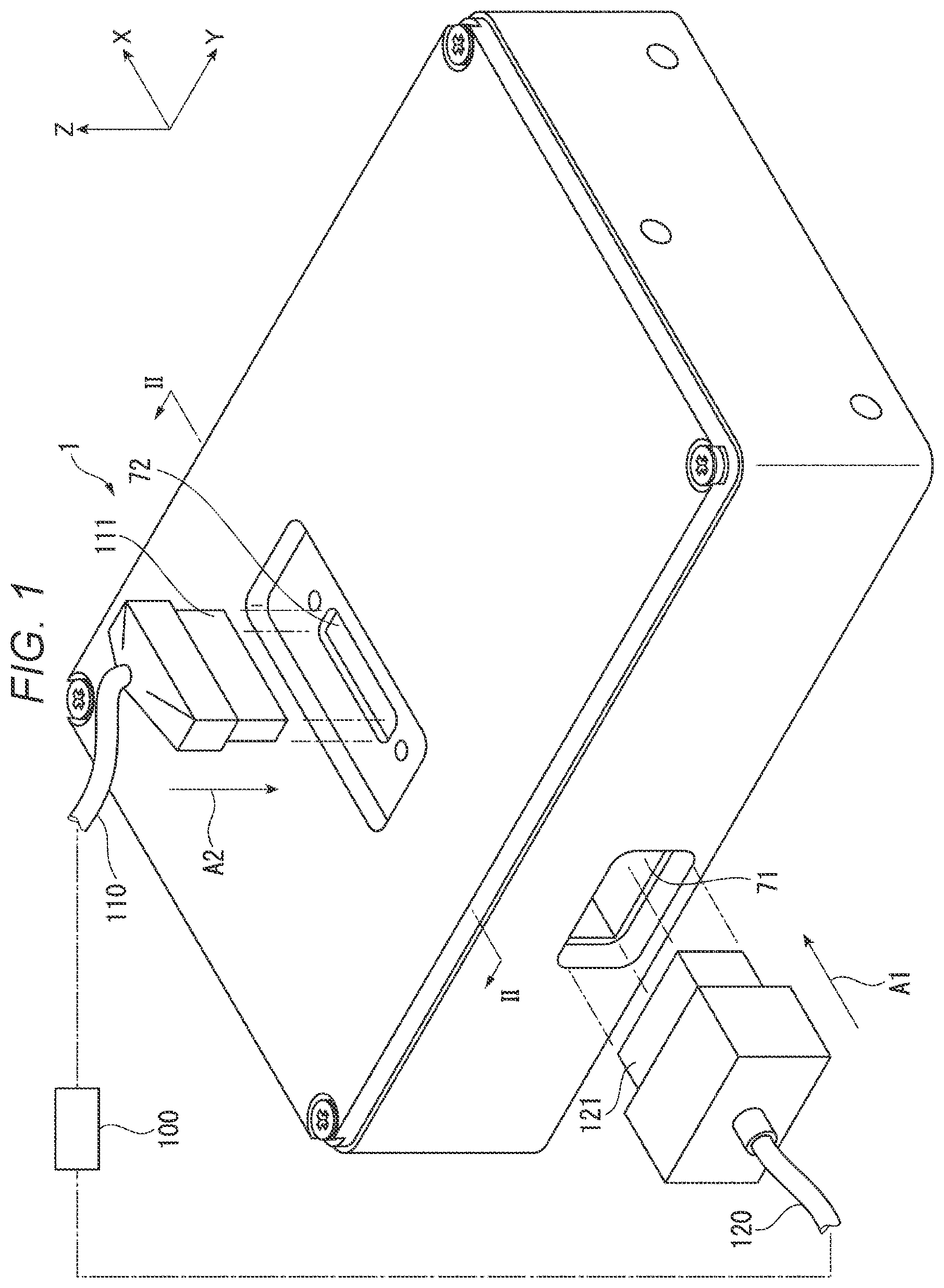 Patent US11841269 Figure 1 – Electronic apparatus and spectroscopic camera