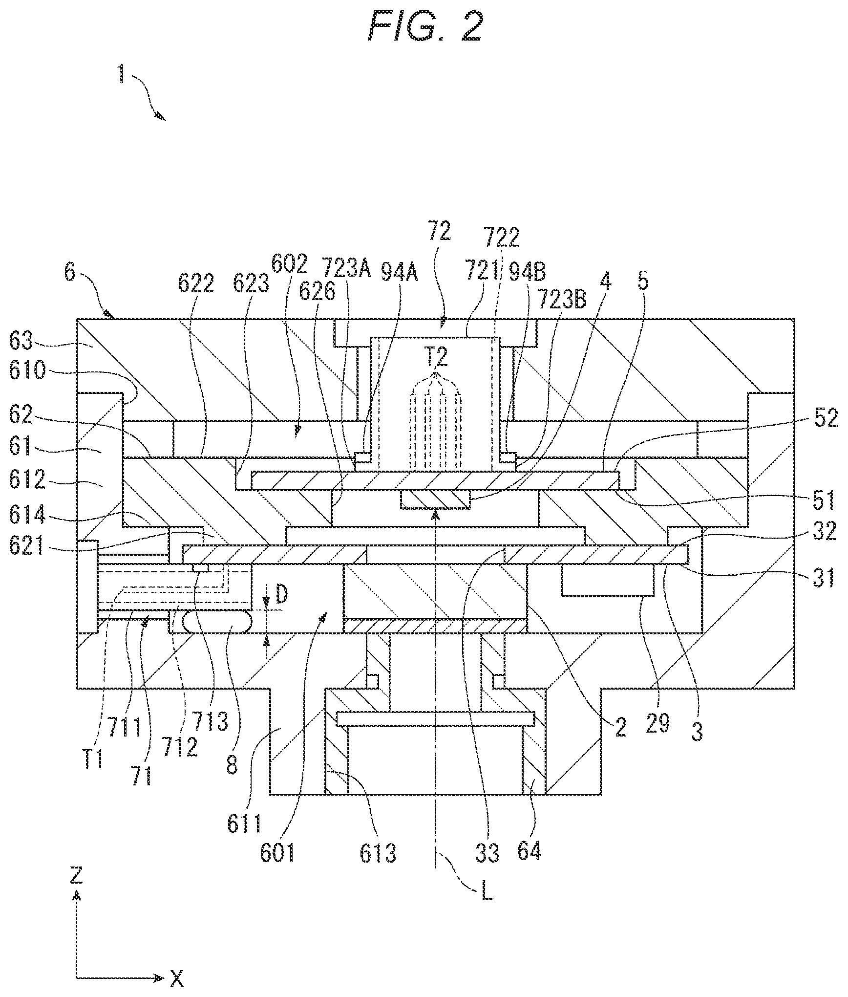 Patent US11841269 Figure 2 – Electronic apparatus and spectroscopic camera