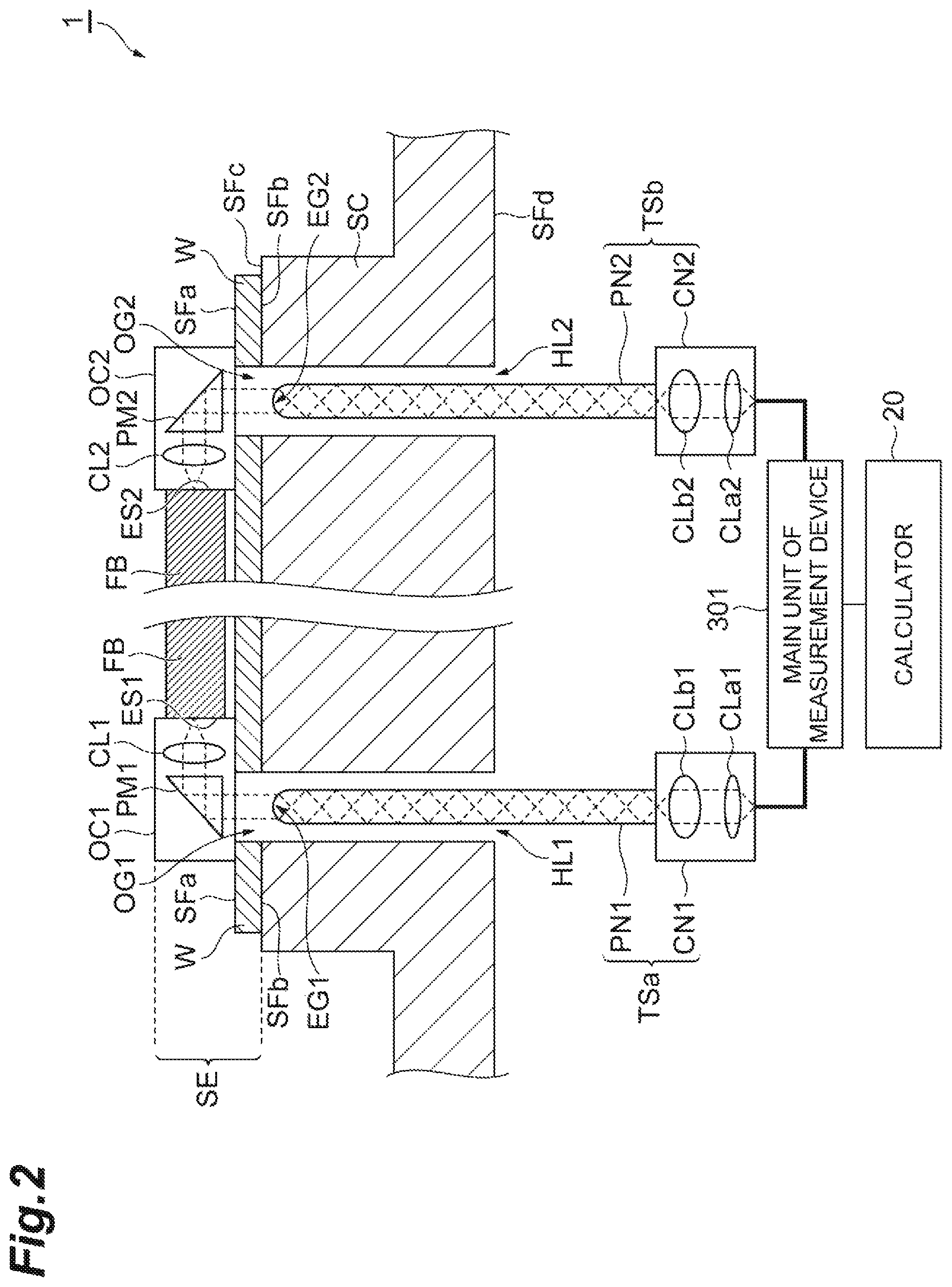 Patent US11841278 Figure 2 – Temperature measurement sensor, temperature measurement system, and temperature measurement method