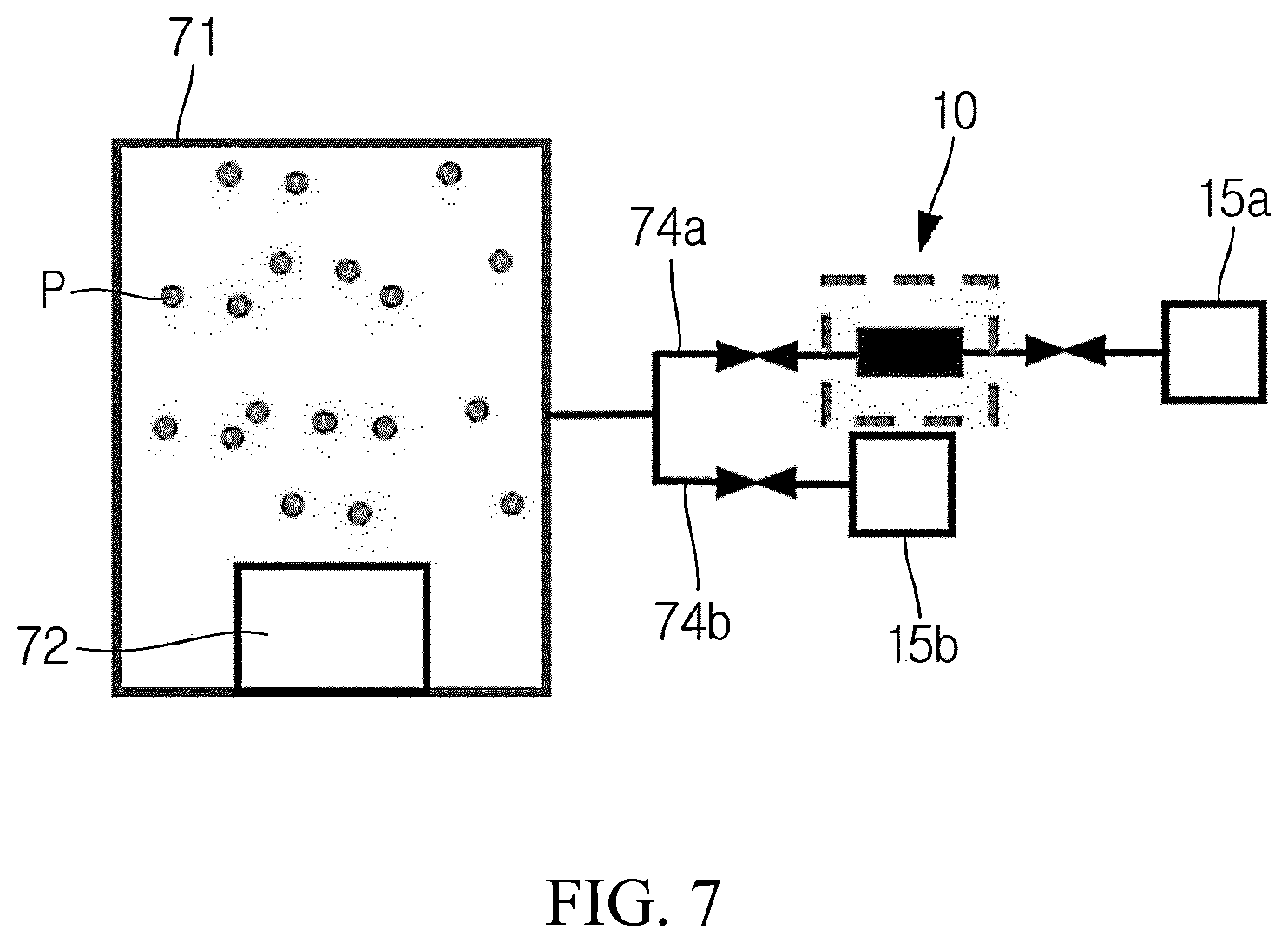 Patent US11841284 Figure 5 – Particle trapping apparatus for preventing an error of a pressure measurement
