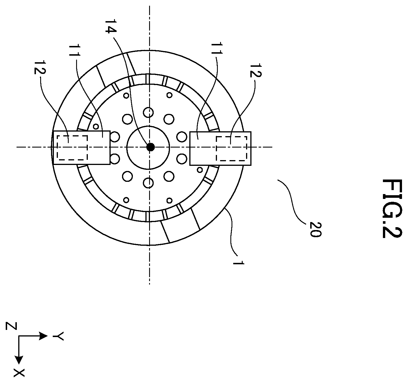 Patent US11841286 Figure 2 – Torque detection device, torque detection method, robot, method of manufacturing product, control device, recording medium, and structure