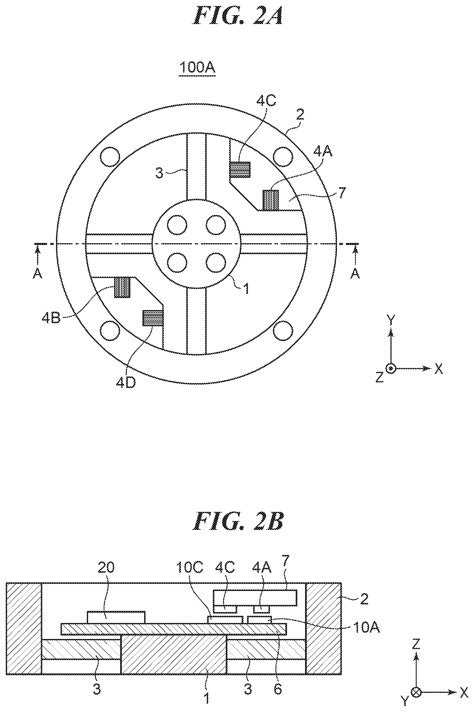 Patent US11841287 Figure 2 – Force sensor and robot equipped with force sensor