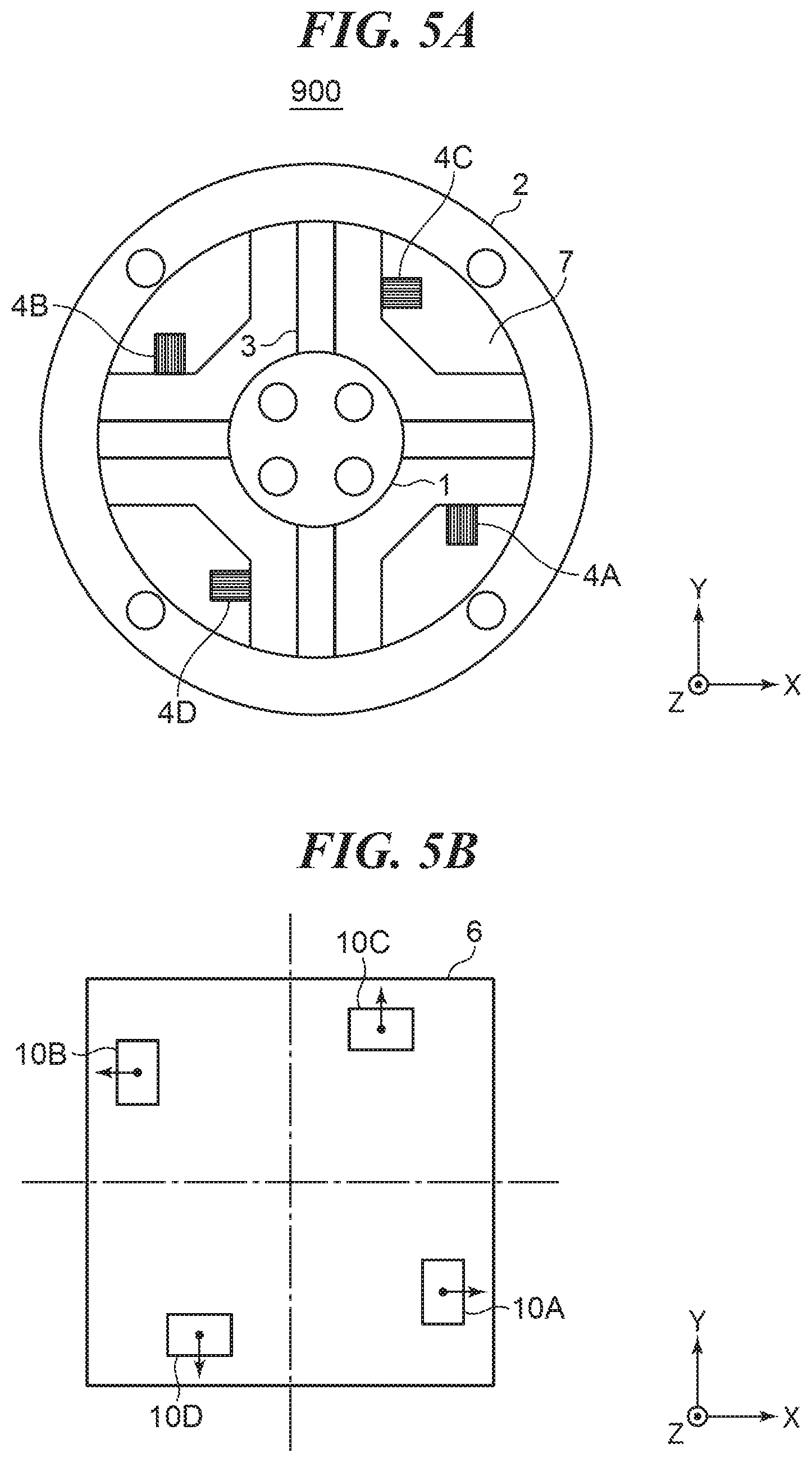 Patent US11841287 Figure 4 – Force sensor and robot equipped with force sensor