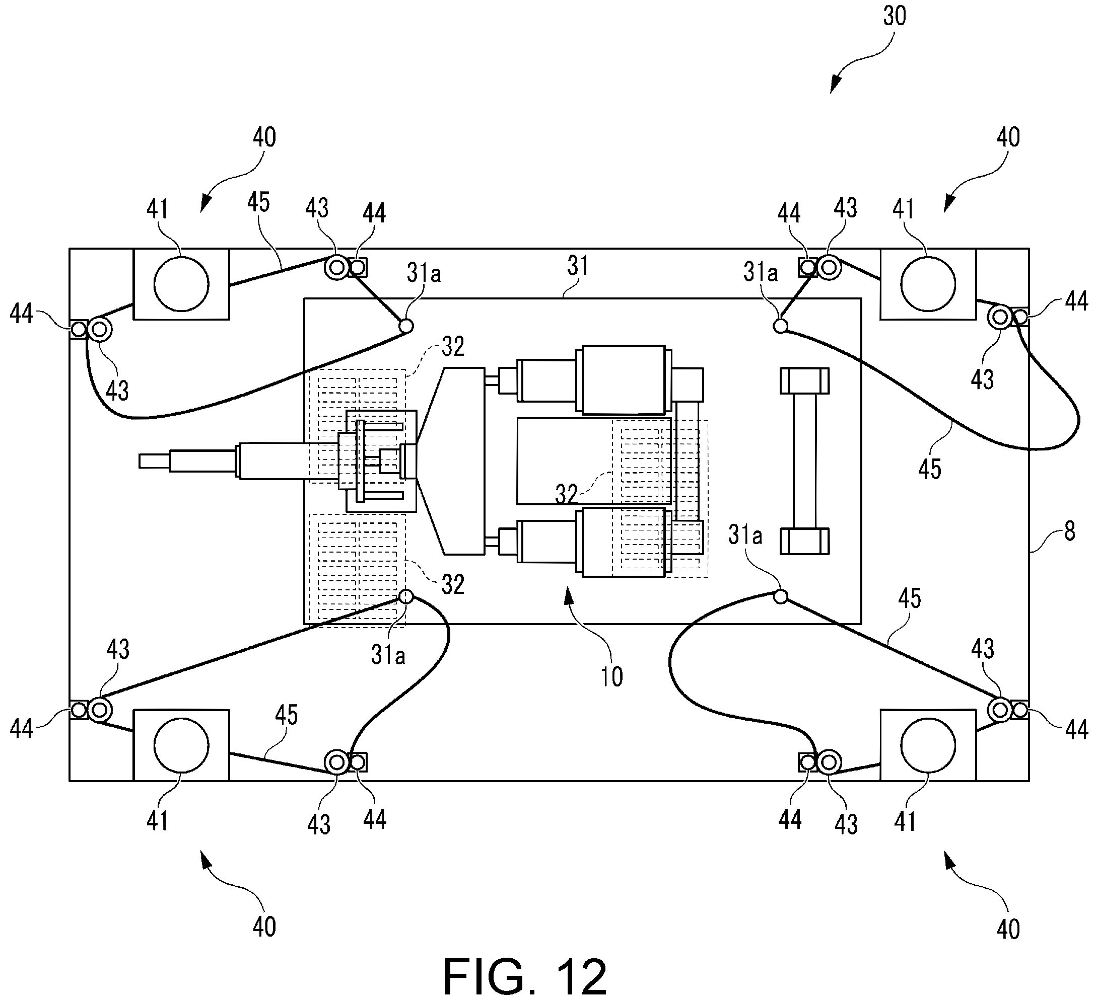 Patent US11841291 Figure 10 – Position changing device