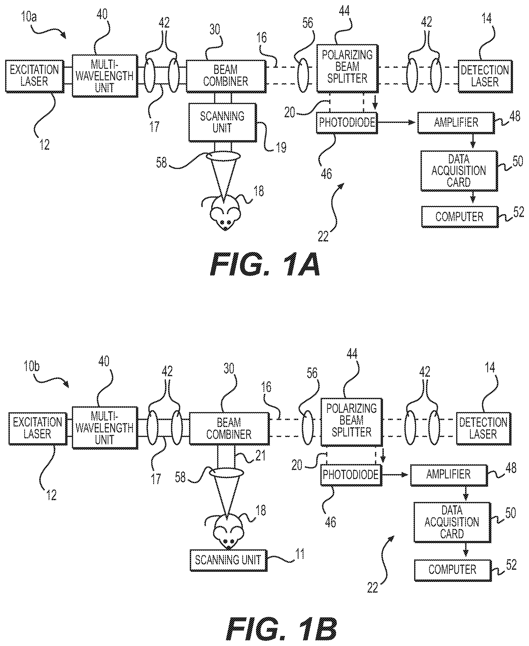 Patent US11841315 — Photoacoustic remote sensing (PARS), and related methods of use — Figure 1