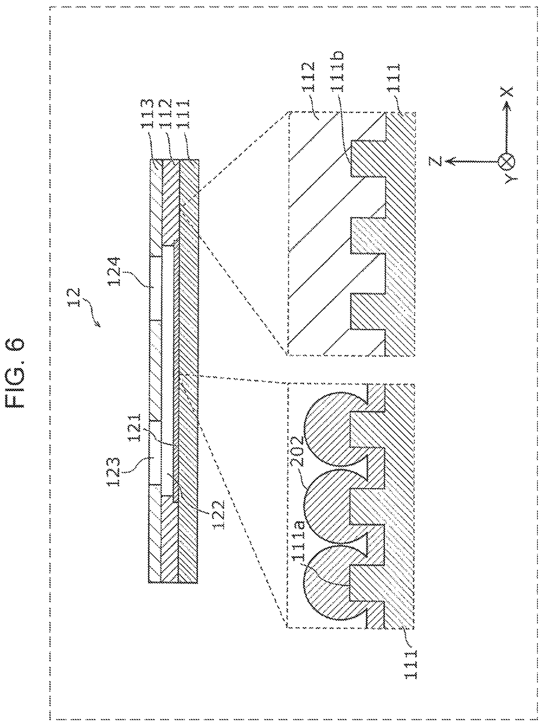 Patent US11841323 Figure 6 – Sensor substrate and method of producing the sensor substrate
