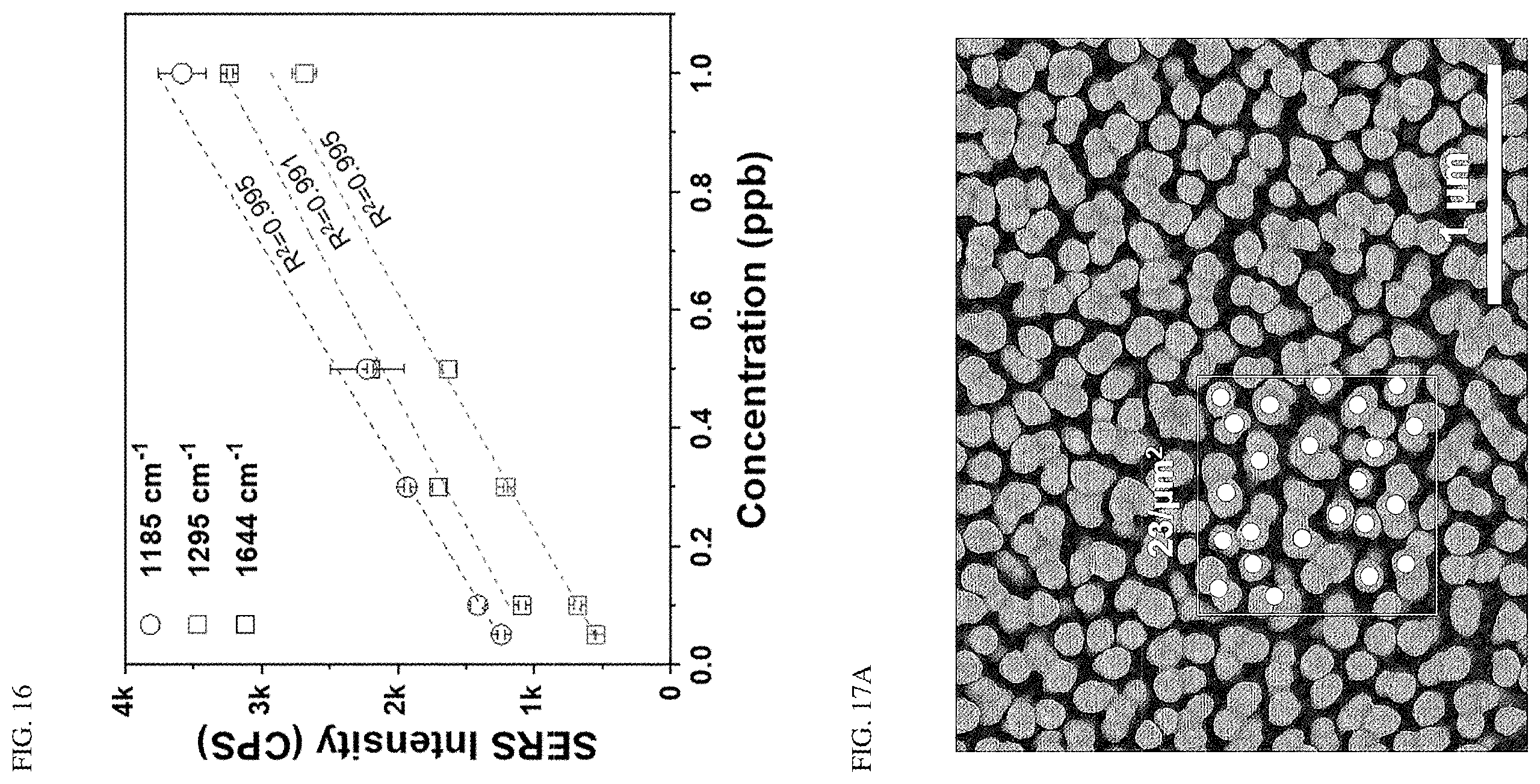 Patent US11841325 Figure 18 – Substrate including 3D nanoplasmonic composite structure, method of fabricating the same, and rapid analysis method using the same