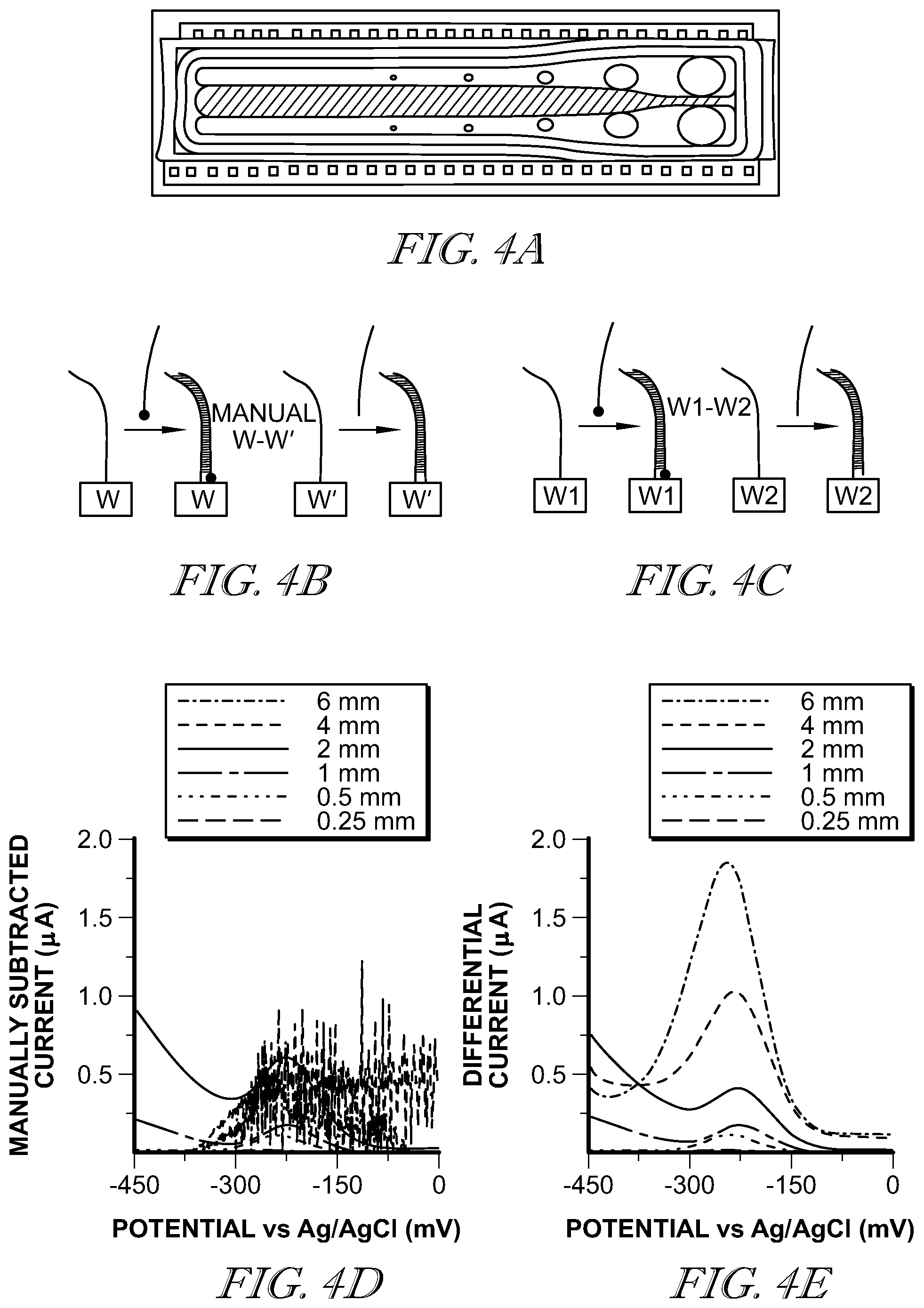 Patent US11841341 Figure 4 – Differential circuit for background correction in electrochemical measurements