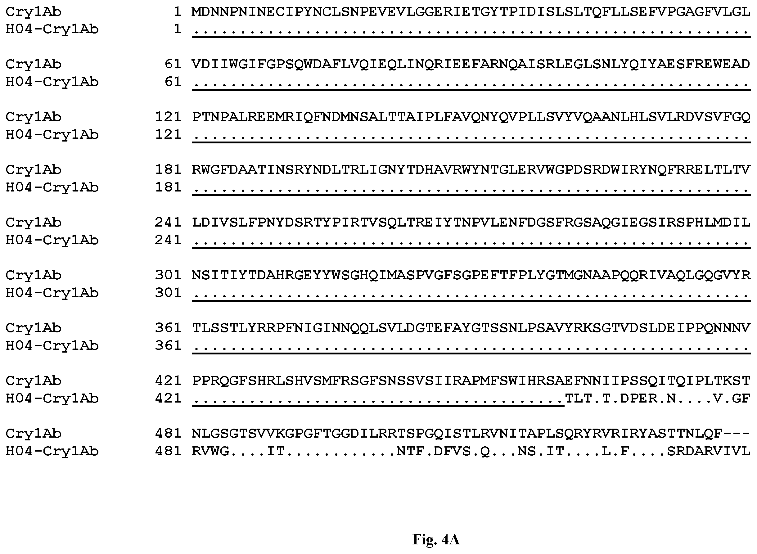 Patent US11841366 Figure 8 – Compositions and methods for detection of wild type cry protein and a hybrid cry protein