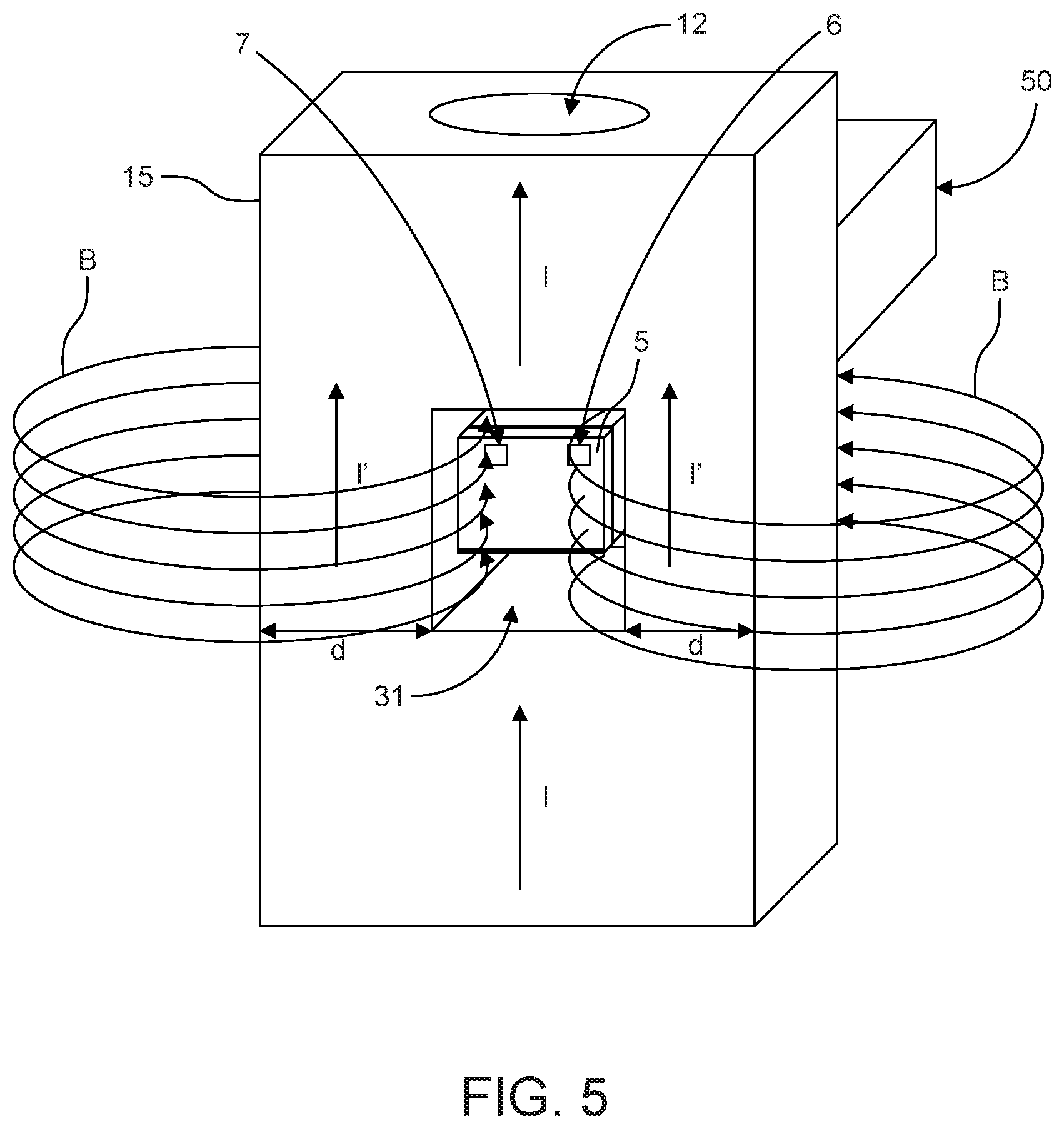 Patent US11841383 Figure 12 – Magnetic current sensor integration into high current connector device