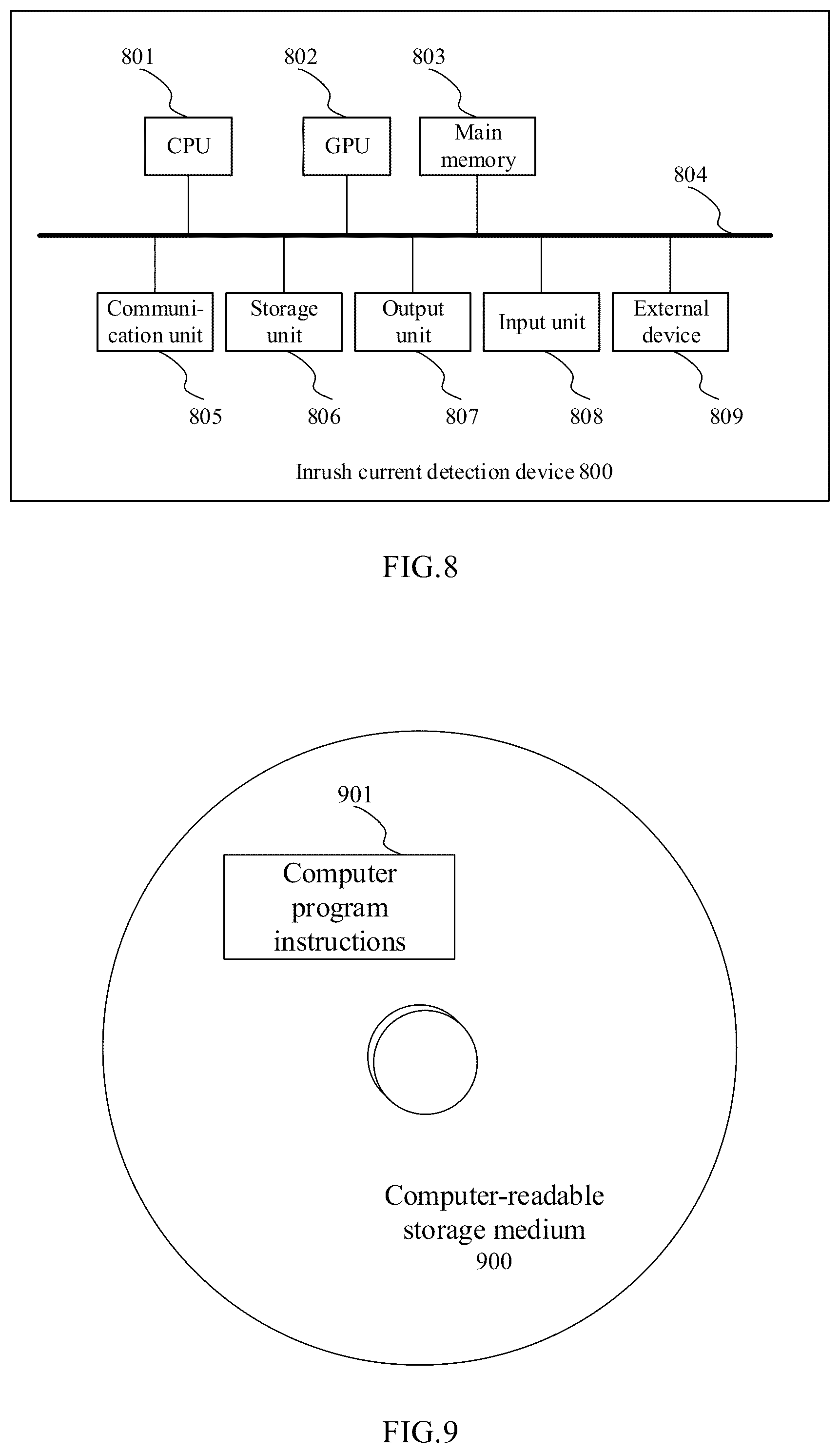 Patent US11841384 Figure 8 – Inrush current detection method, device and computer-readable storage medium for transformer