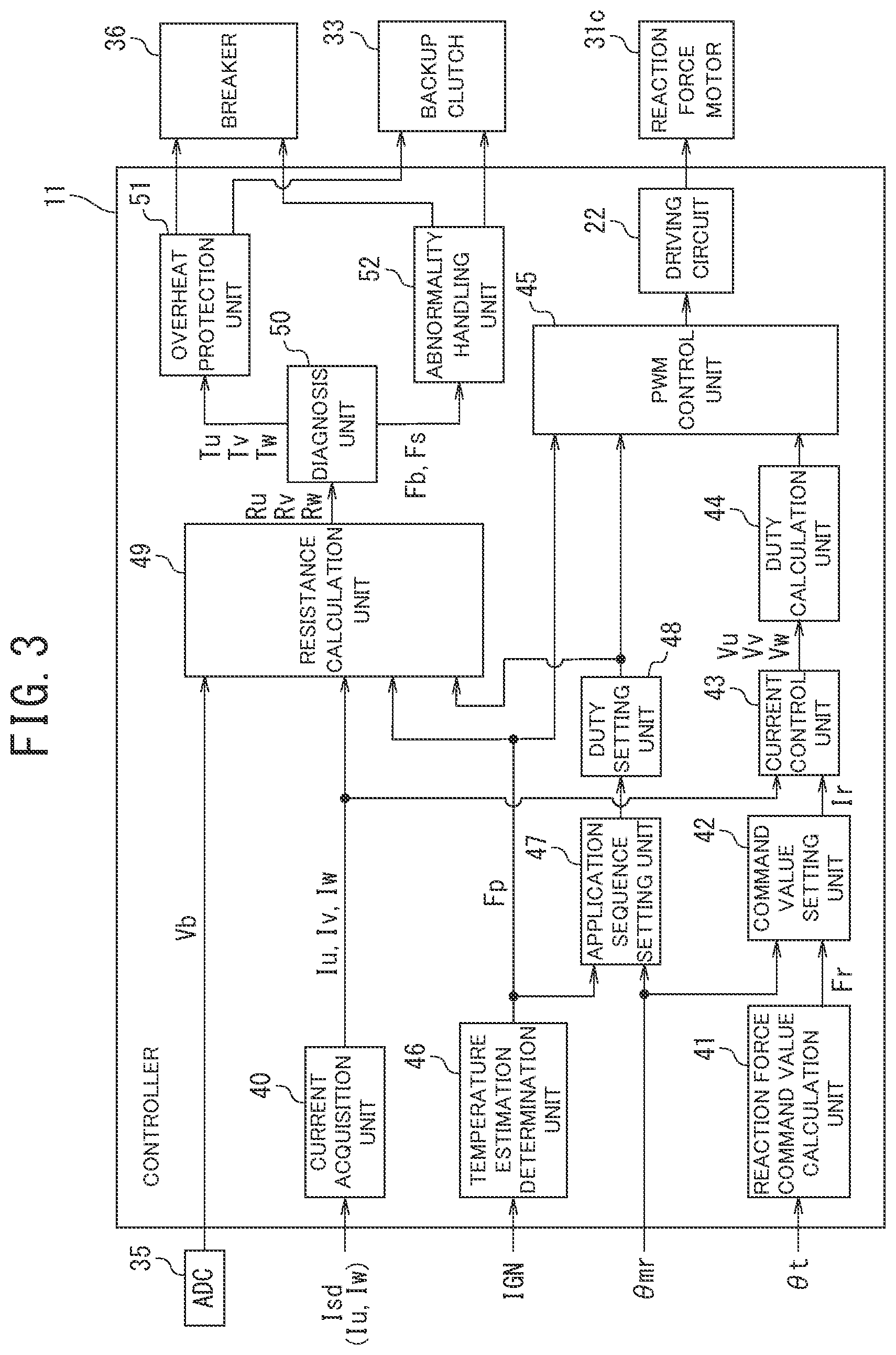 Patent US11841385 Figure 3 – Diagnostic method and diagnostic device of three-phase alternating current motor
