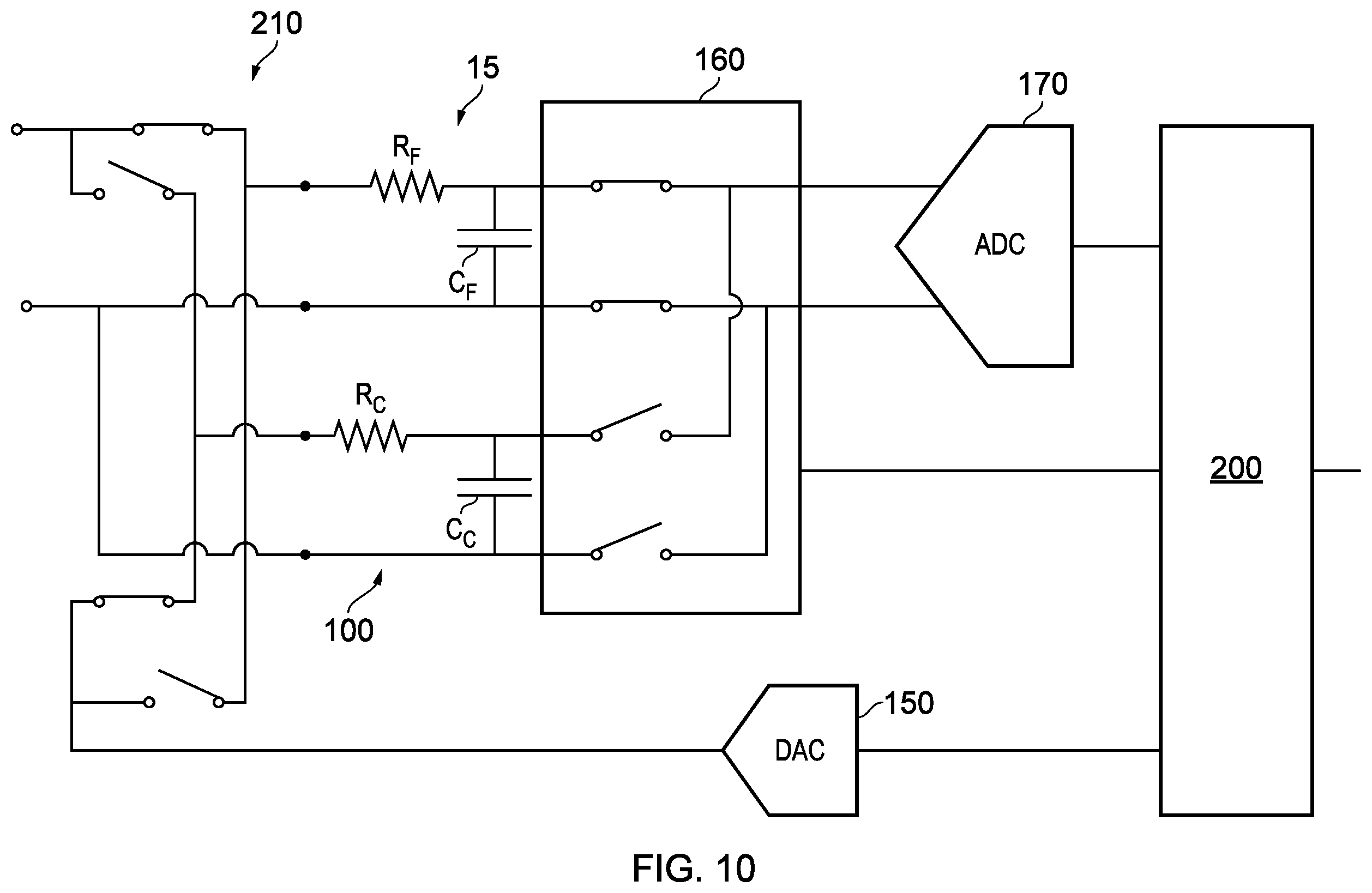 Patent US11841386 Figure 9 – Apparatus for and method of correcting for a gain error resulting from the position of a pole or zero in a transfer function and to a current measurement device including such an apparatus