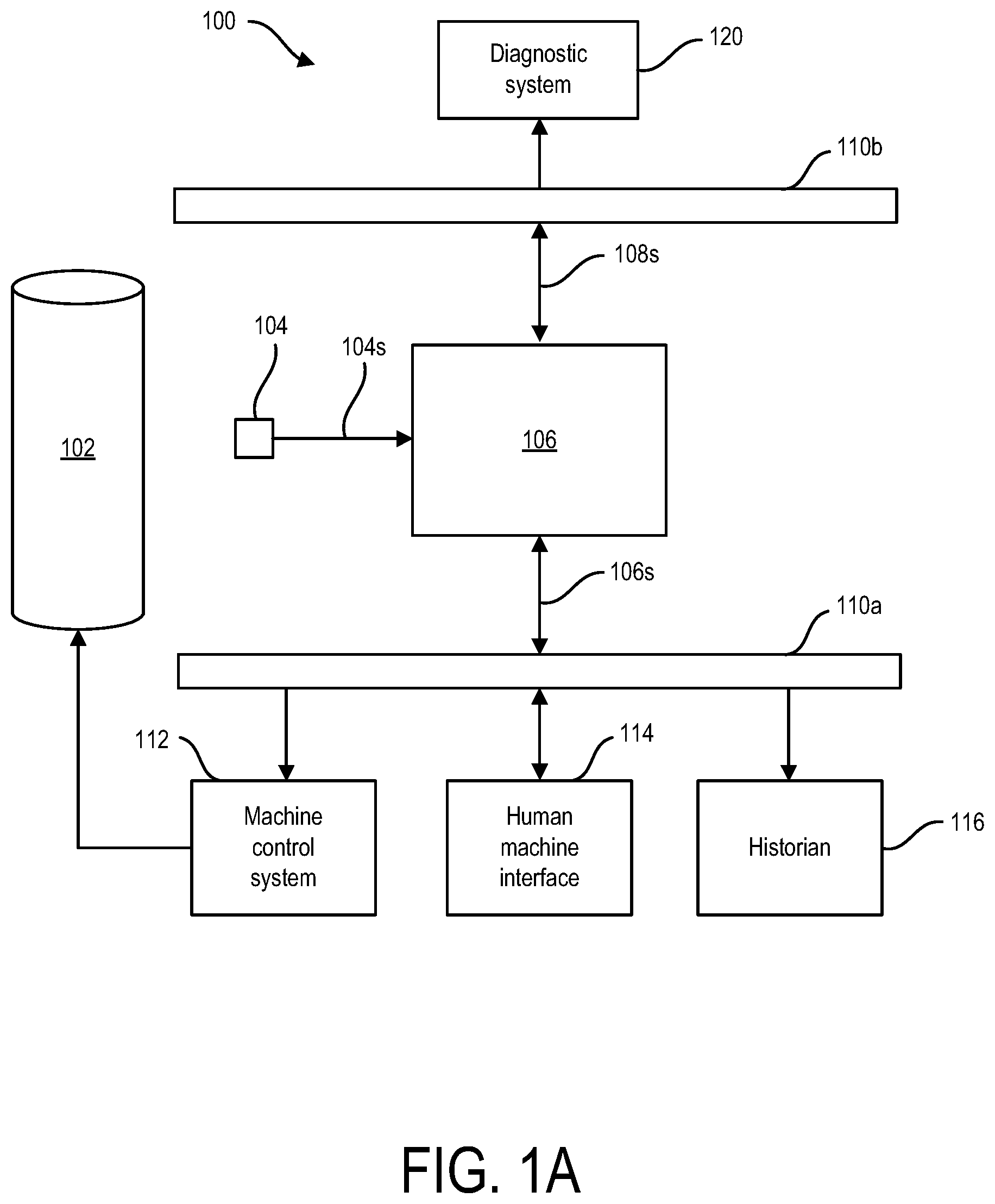 Patent US11841390 — Monitoring system with bridges for interconnecting system elements — Figure 1