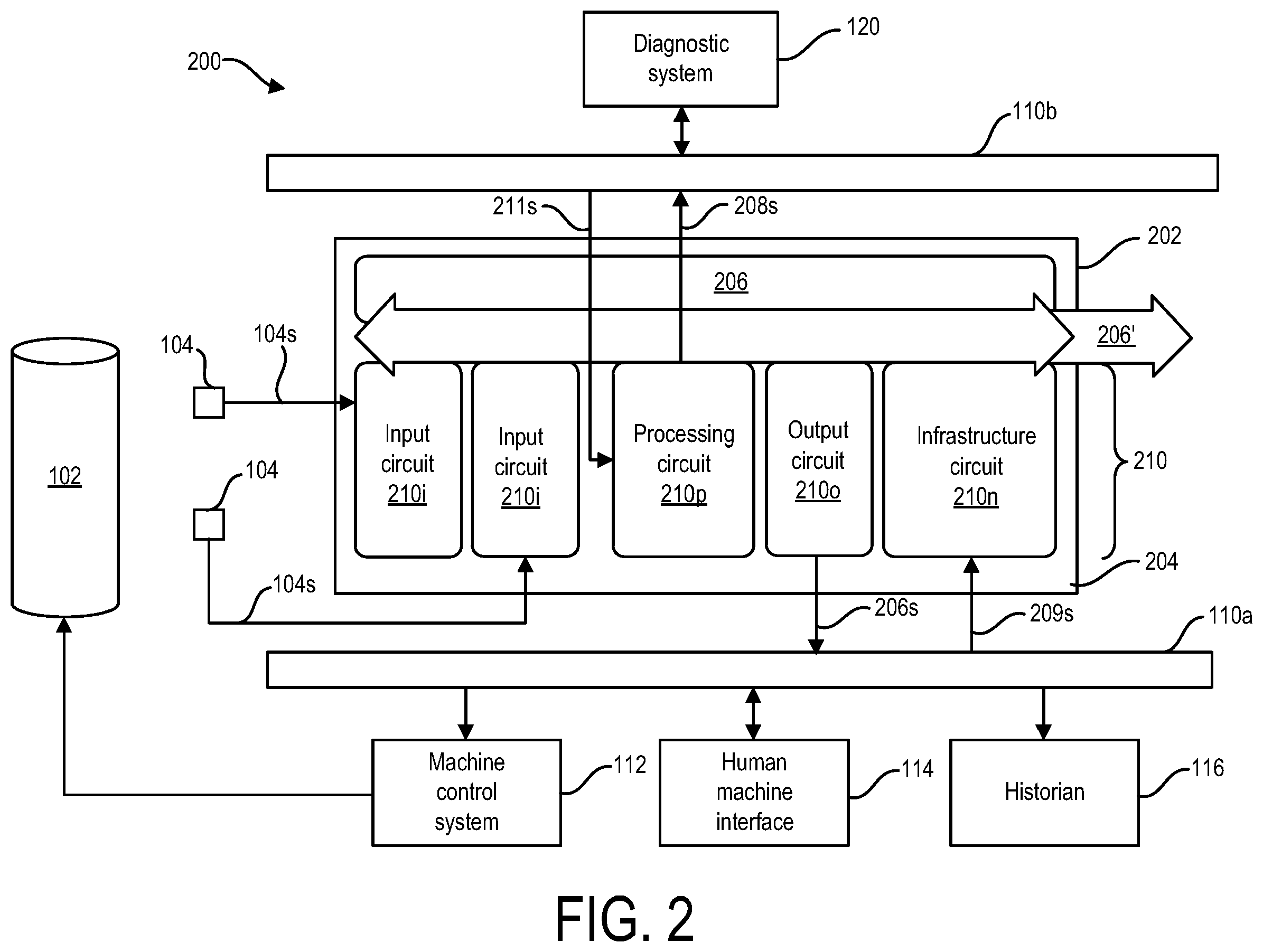 Patent US11841390 Figure 3 – Monitoring system with bridges for interconnecting system elements