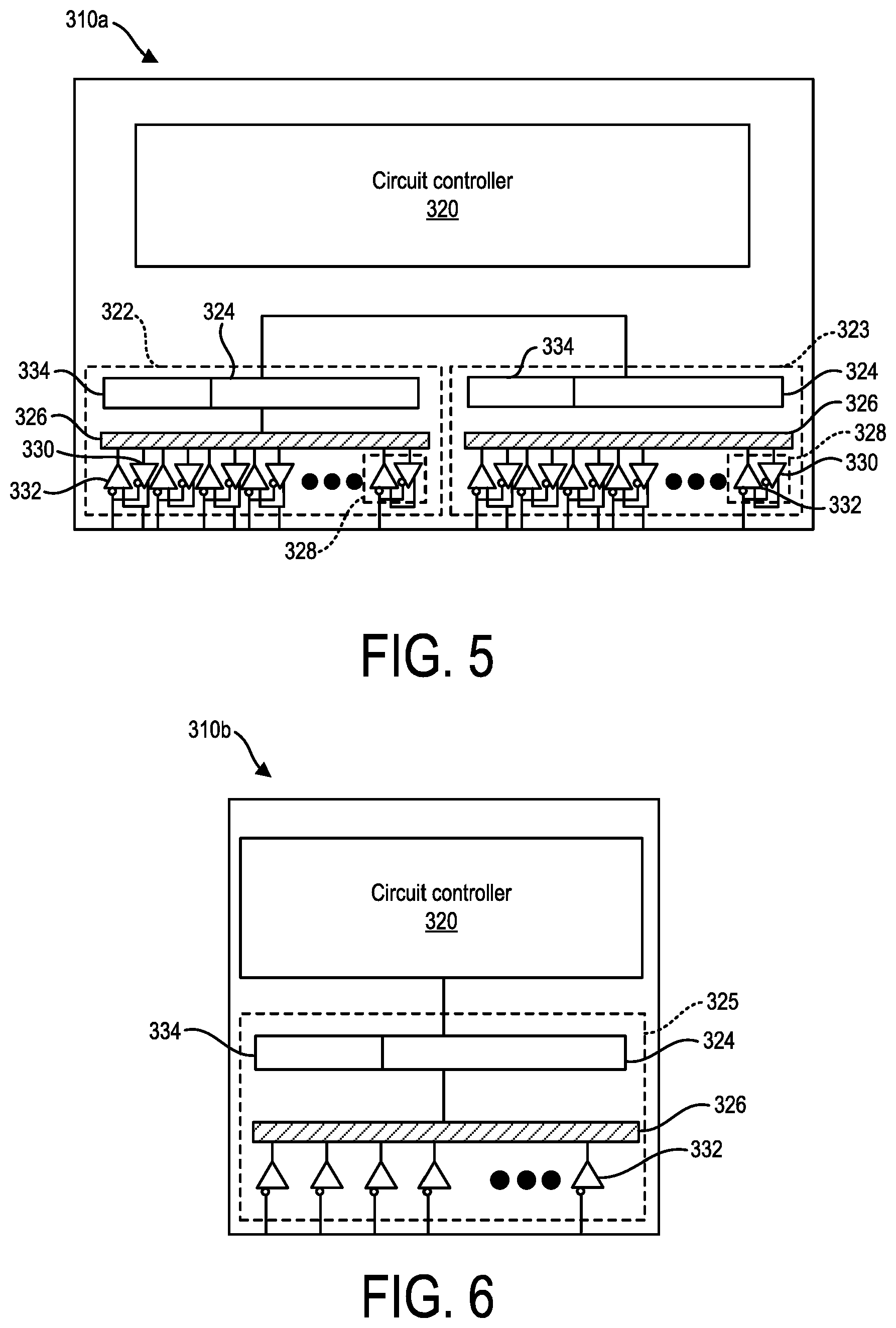 Patent US11841390 Figure 6 – Monitoring system with bridges for interconnecting system elements