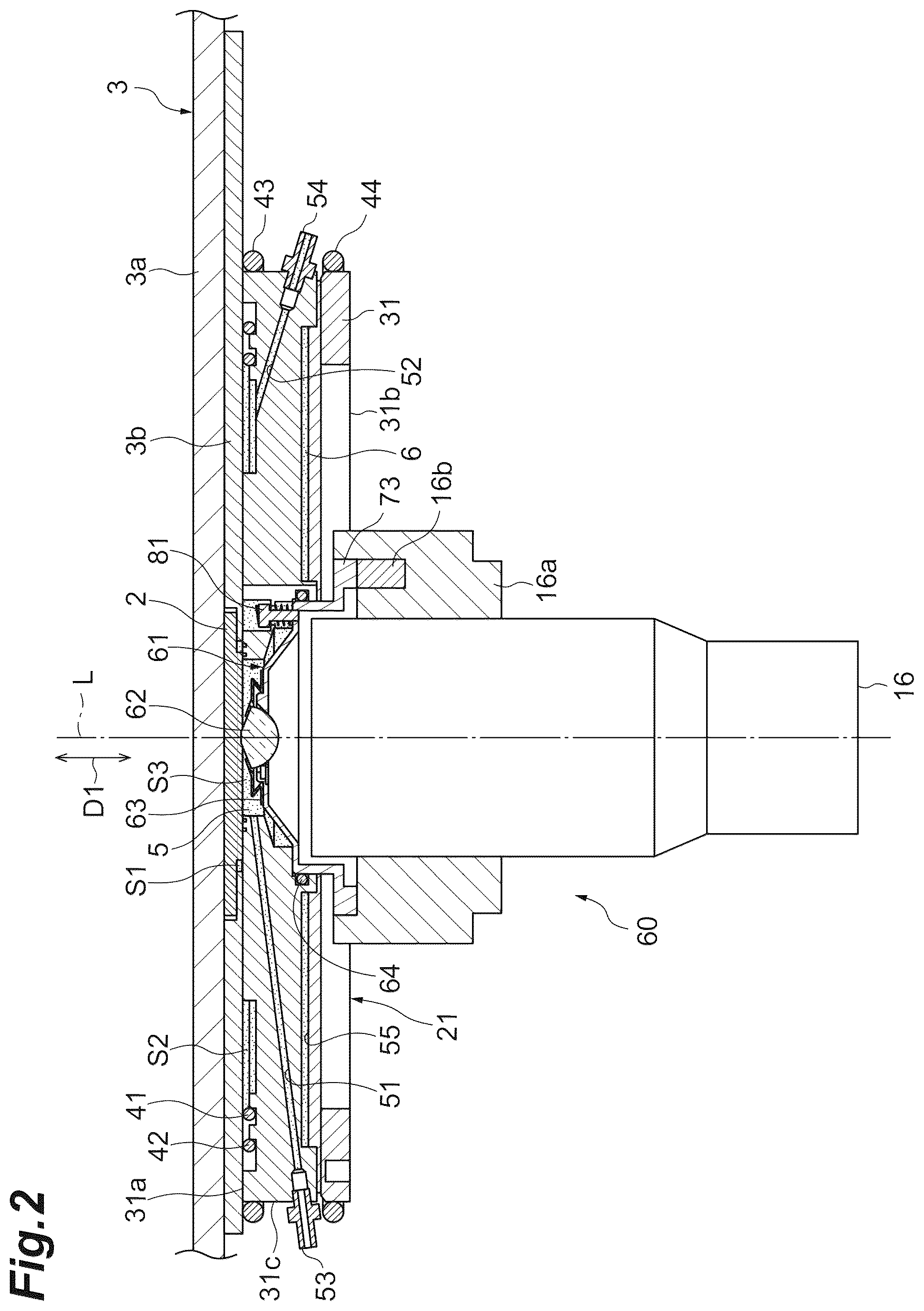 Patent US11841393 Figure 2 – Cooling unit, objective lens module, semiconductor inspection device, and semiconductor inspection method
