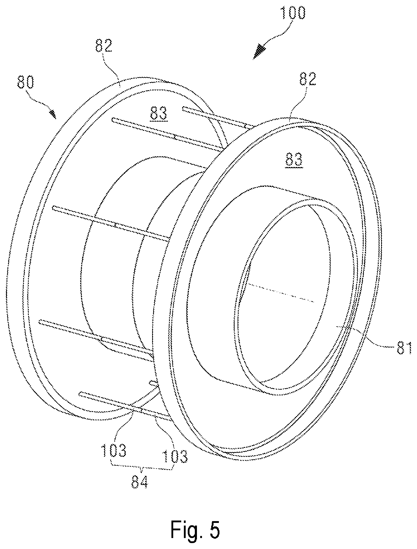 Patent US11841405 Figure 5 – Superconducting magnet for MRI system, and processing tool and processing method therefor