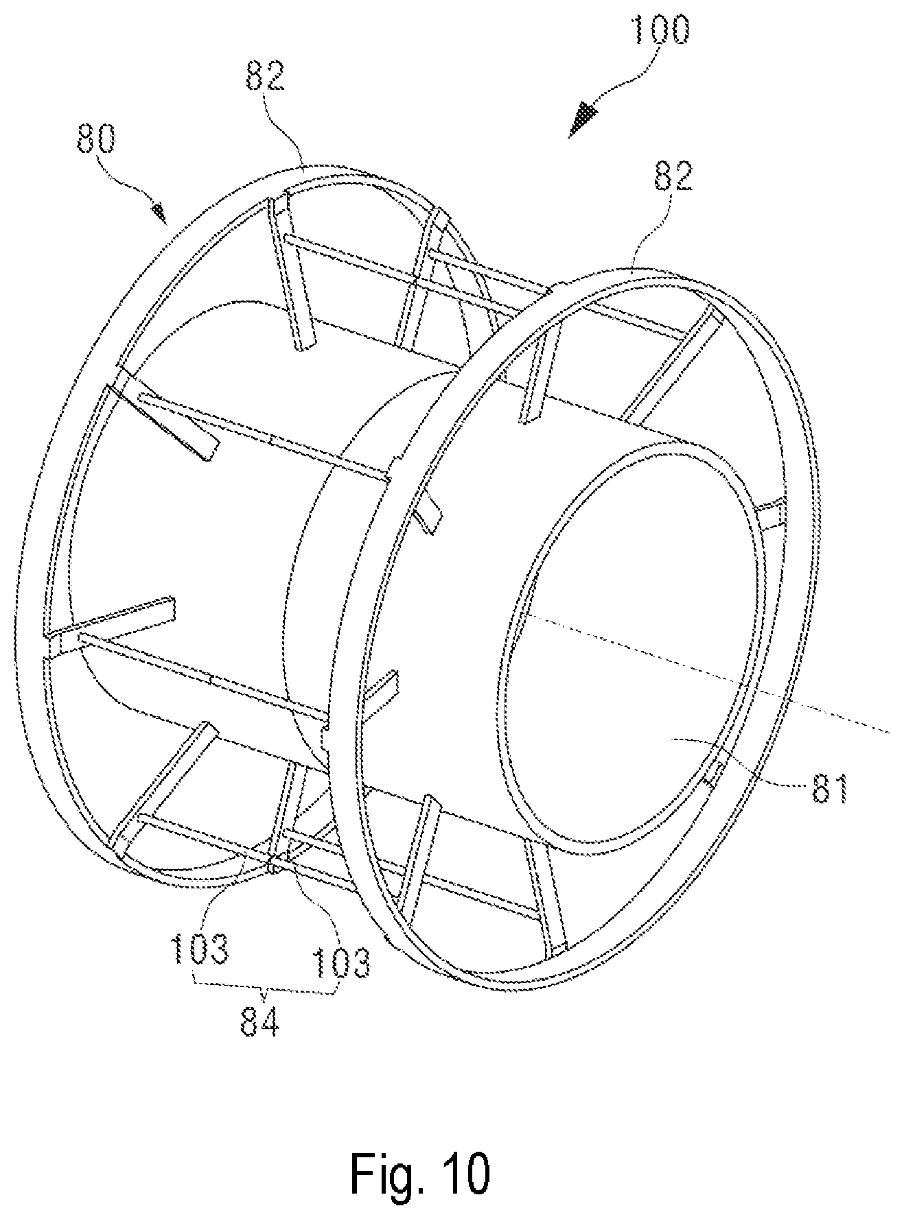 Patent US11841405 Figure 10 – Superconducting magnet for MRI system, and processing tool and processing method therefor