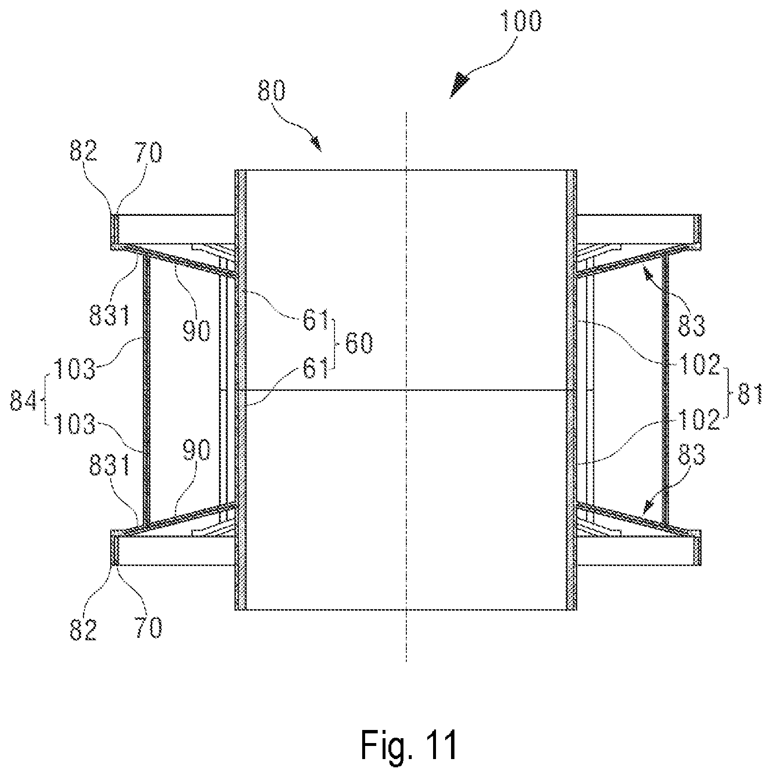 Patent US11841405 Figure 11 – Superconducting magnet for MRI system, and processing tool and processing method therefor