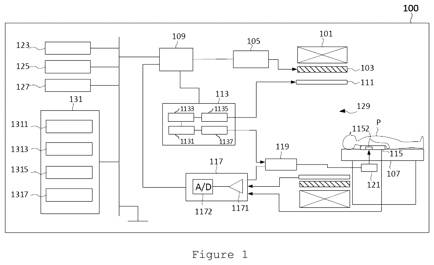 Patent US11841414 Figure 1 – Respiratory detection transceiver