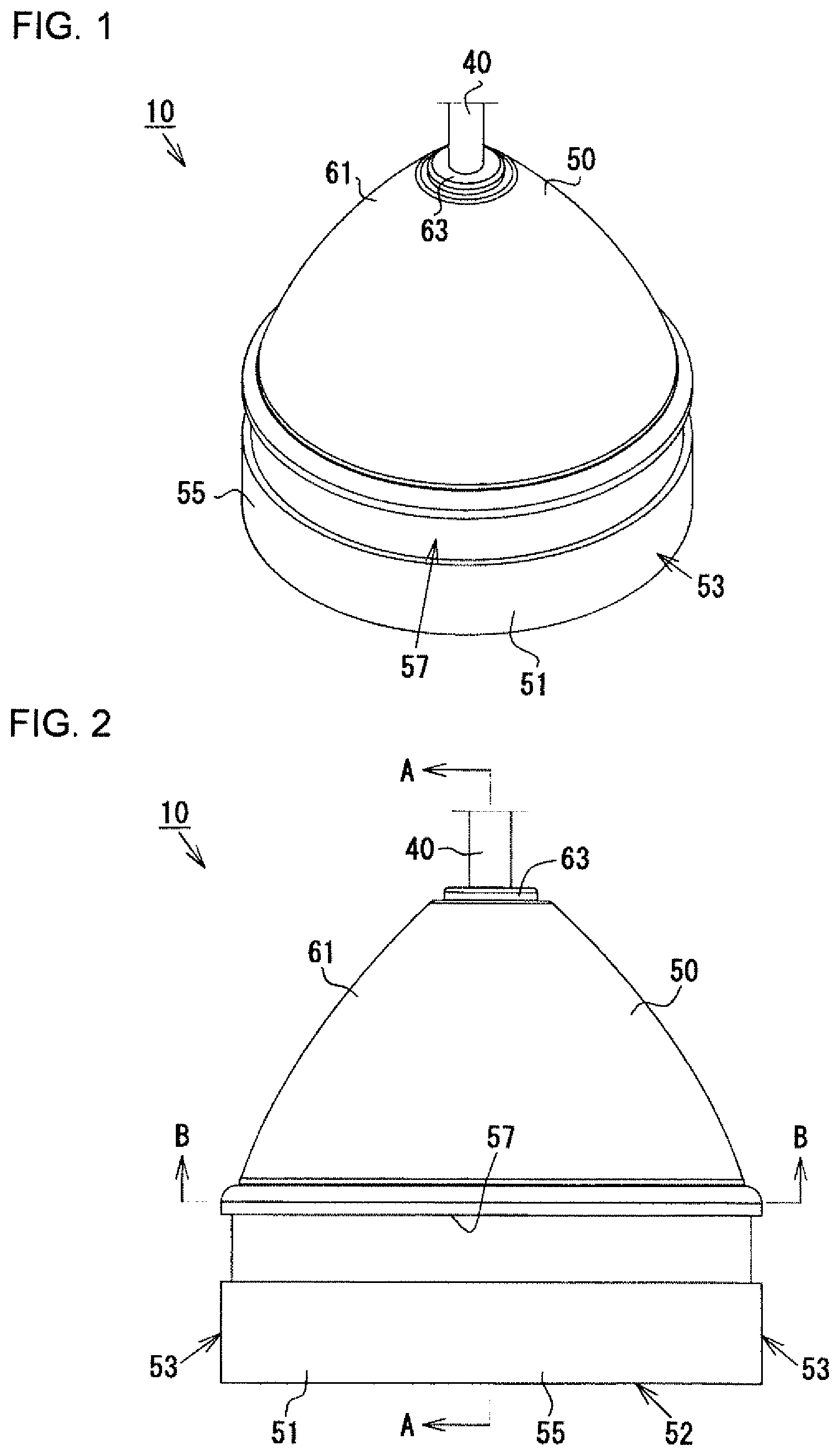 Patent US11841427 — Ultrasonic-wave transmitter/receiver — Figure 1