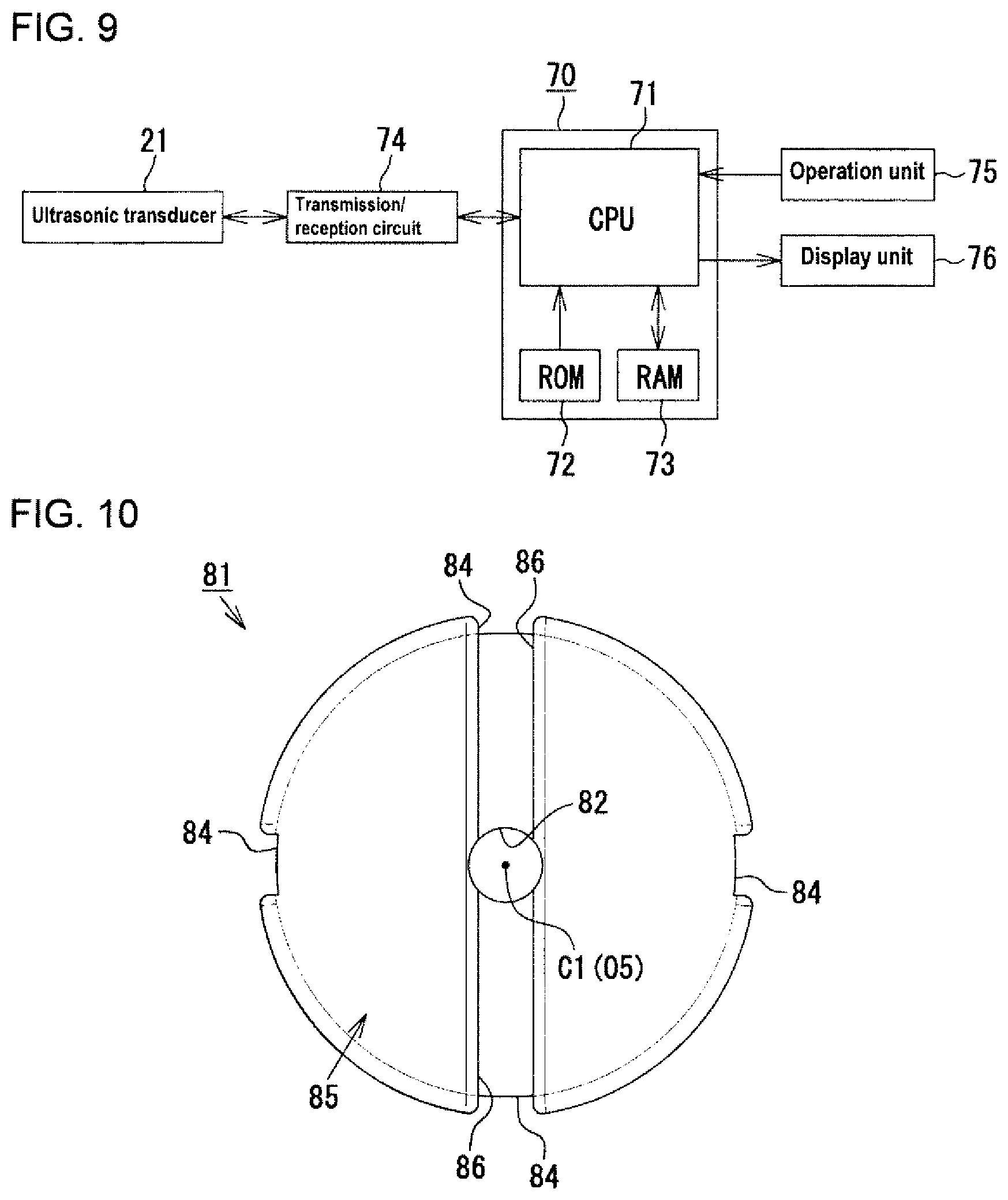Patent US11841427 Figure 6 – Ultrasonic-wave transmitter/receiver