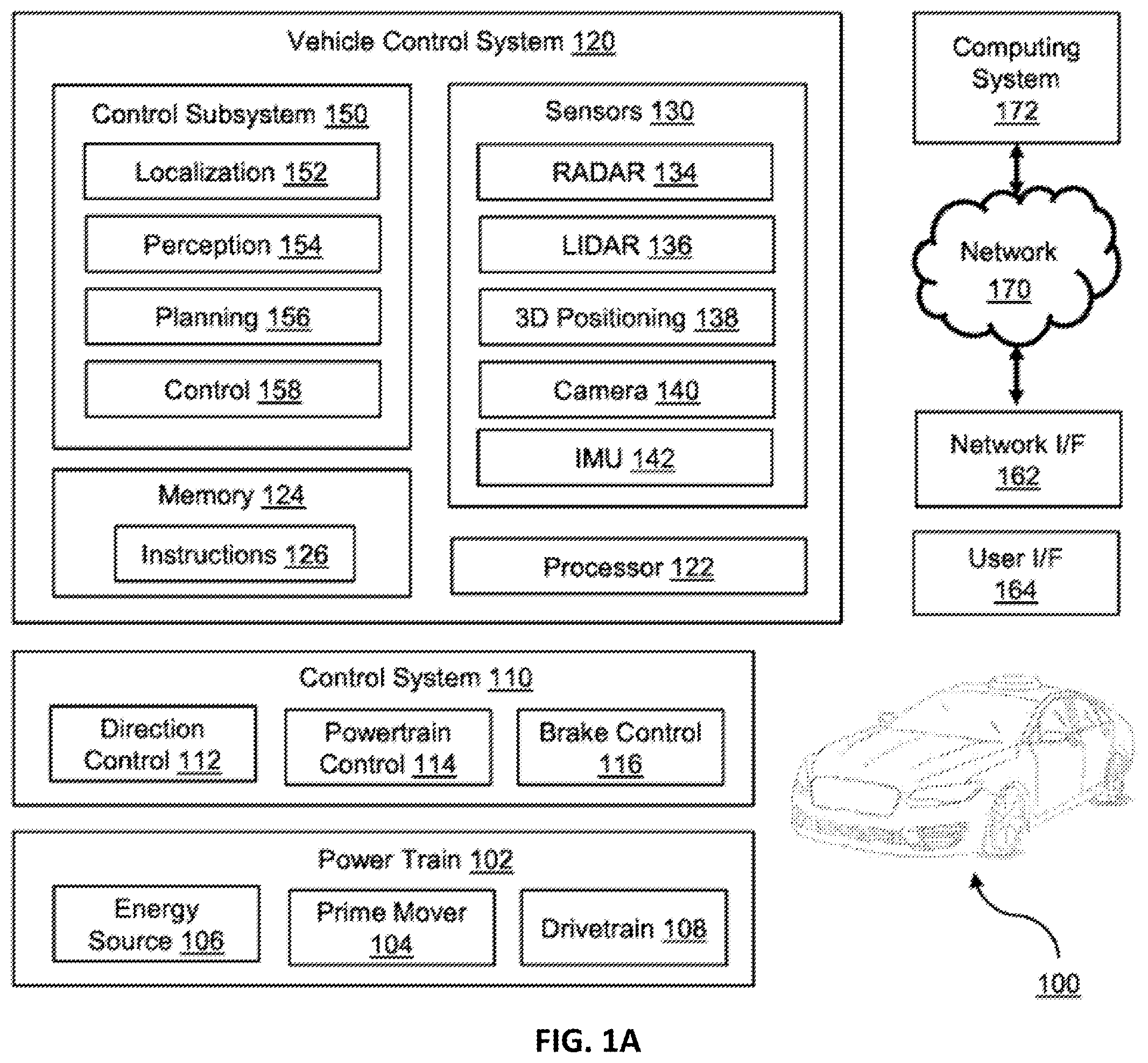 Patent US11841441 Figure 1 – LIDAR system