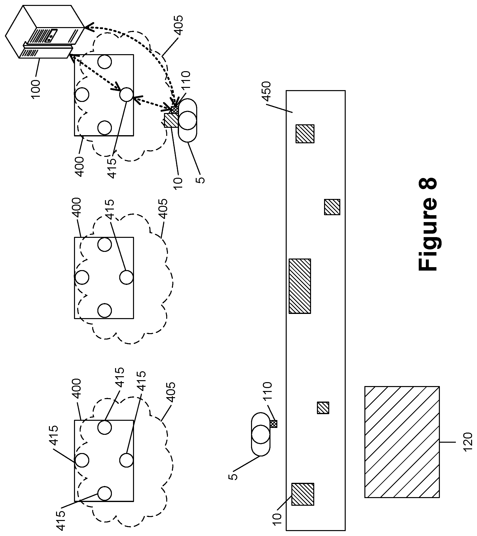 Patent US11841452 Figure 7 – Identifying an asset sort location