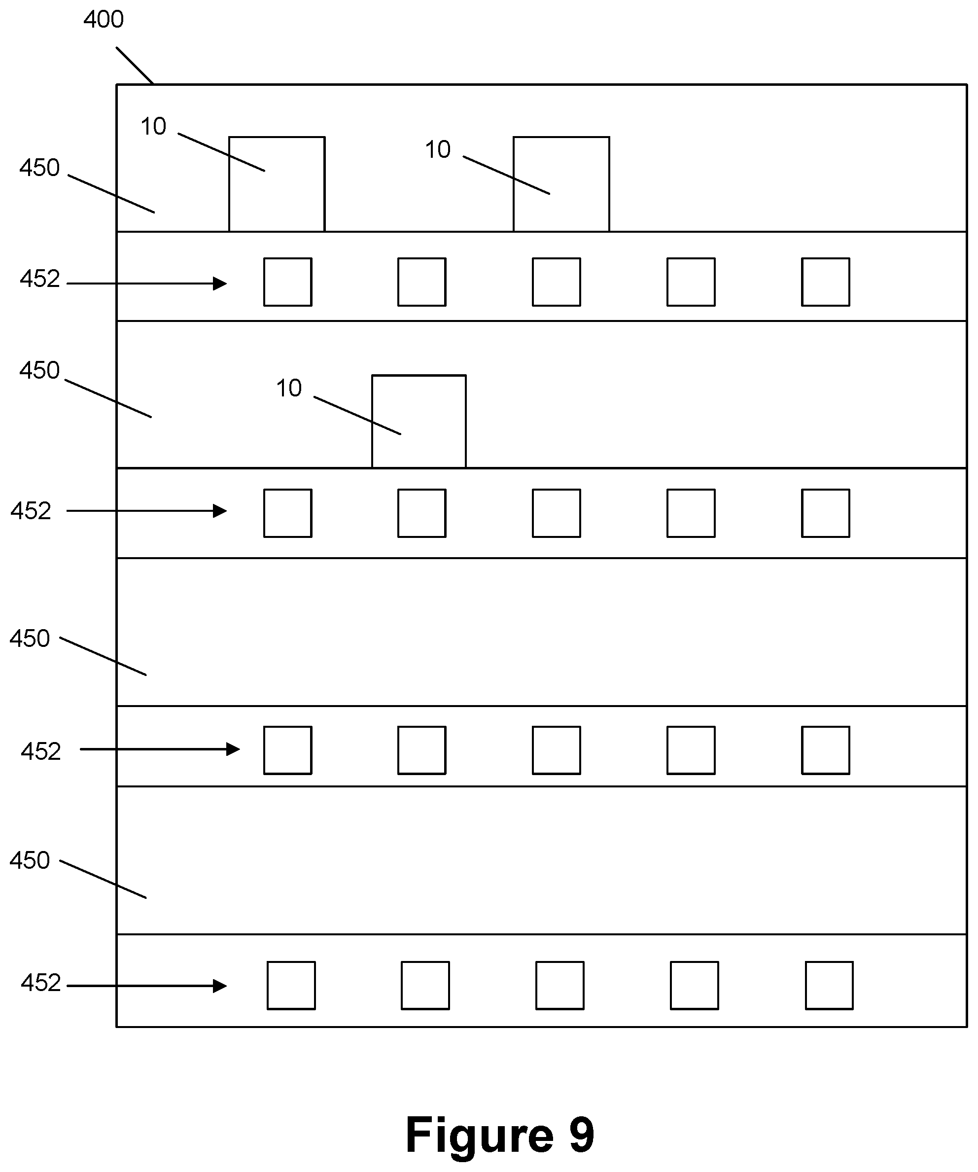 Patent US11841452 Figure 8 – Identifying an asset sort location