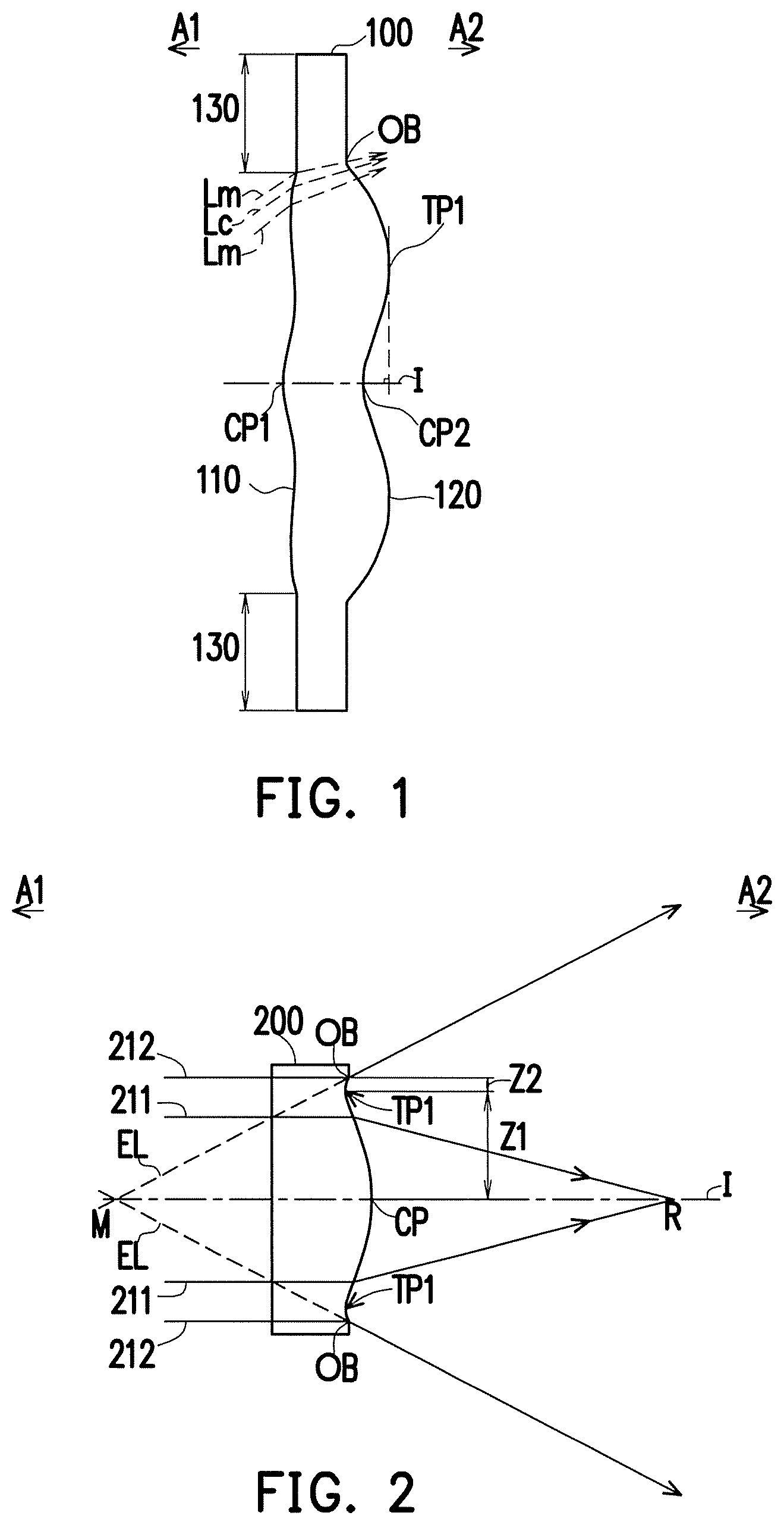 Patent US11841484 — Optical imaging lens — Figure 1