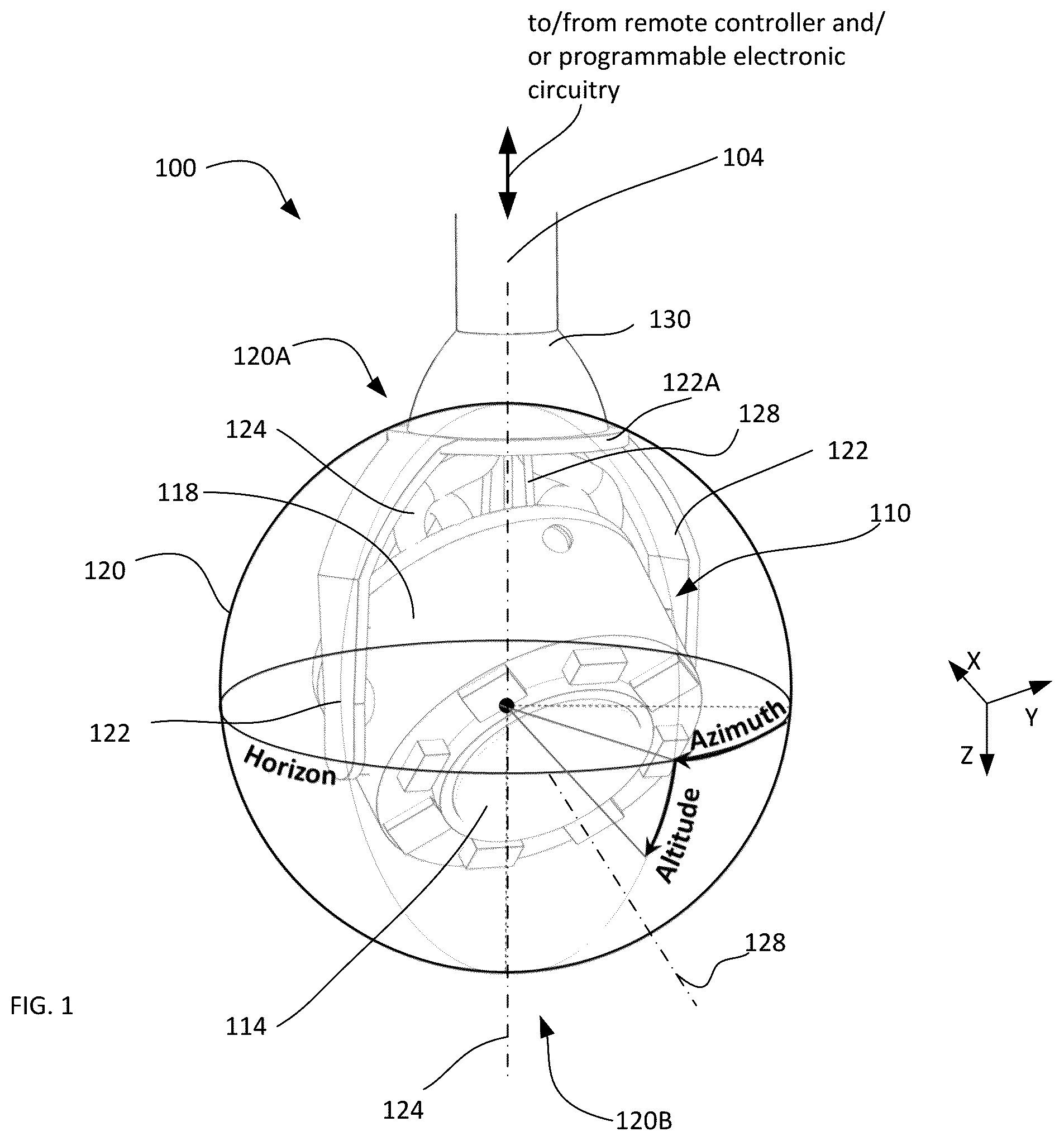 Patent US11841485 Figure 1 – Optical imaging system with encapsulation and tether