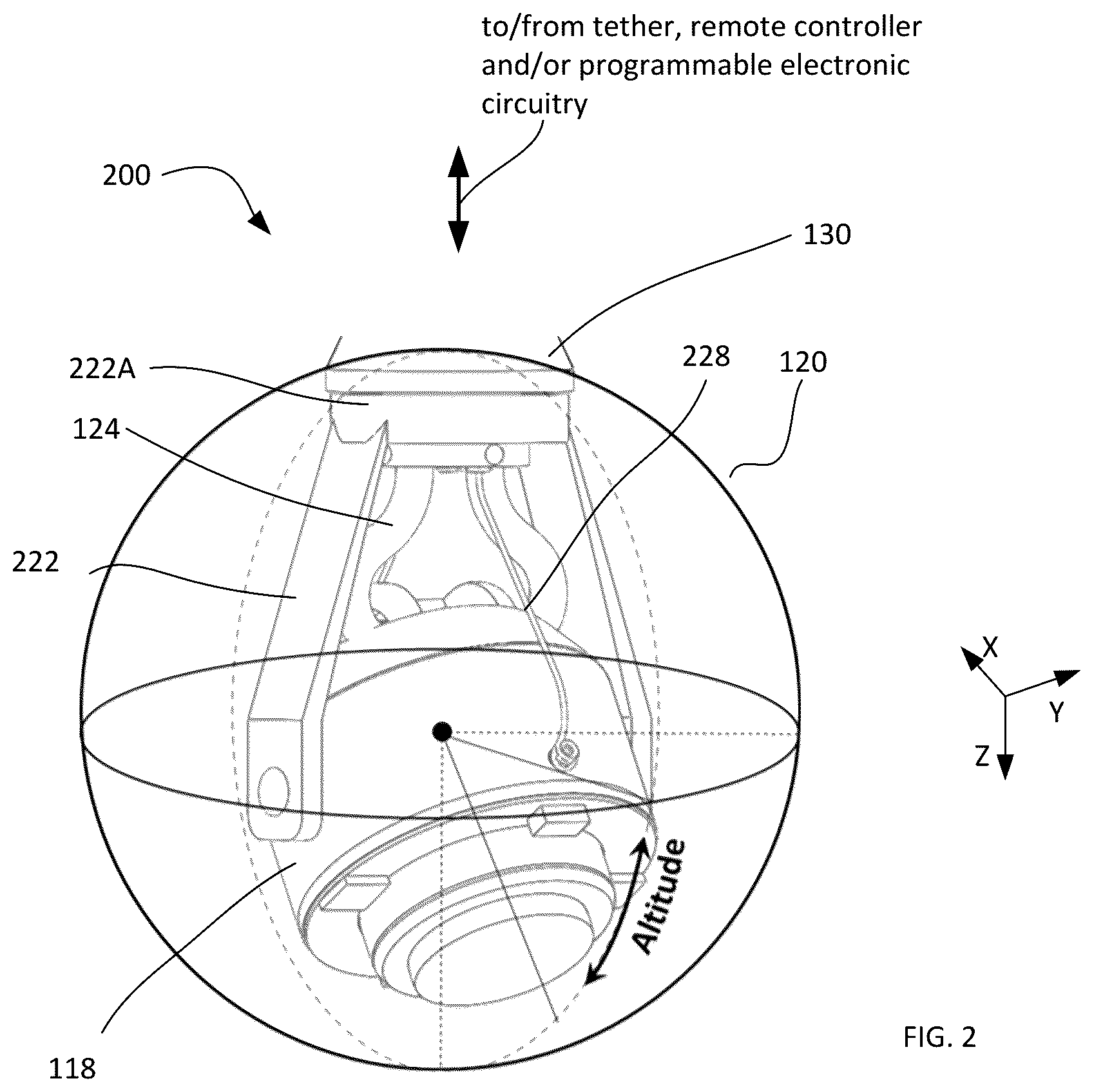 Patent US11841485 Figure 2 – Optical imaging system with encapsulation and tether
