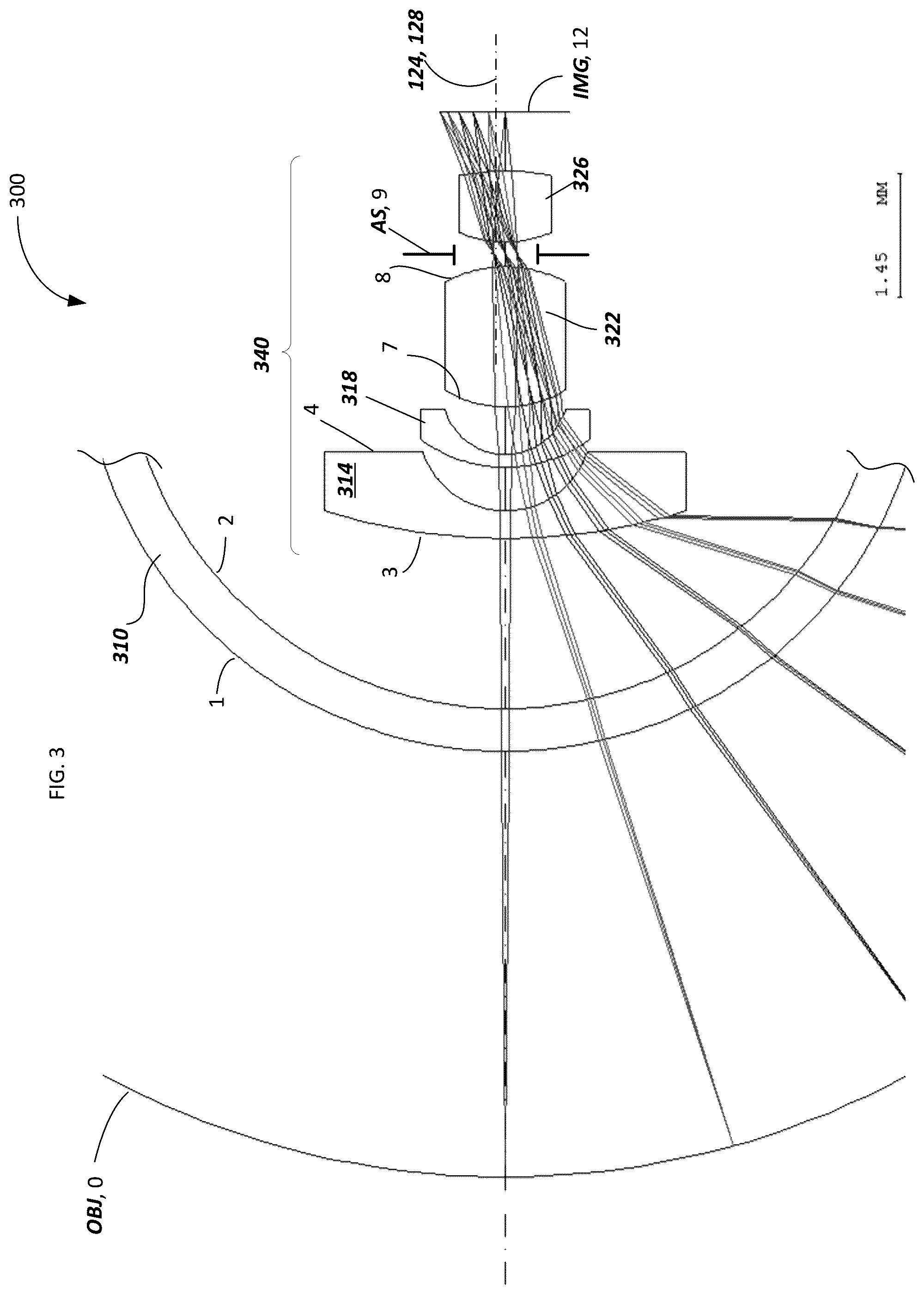 Patent US11841485 Figure 3 – Optical imaging system with encapsulation and tether