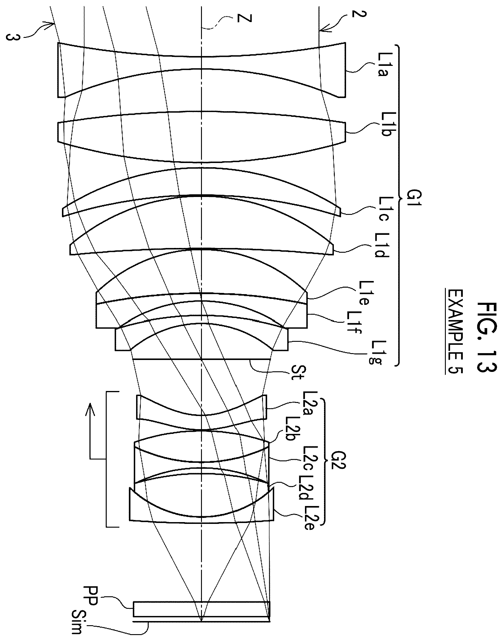 Patent US11841486 Figure 13 – Imaging lens and imaging apparatus