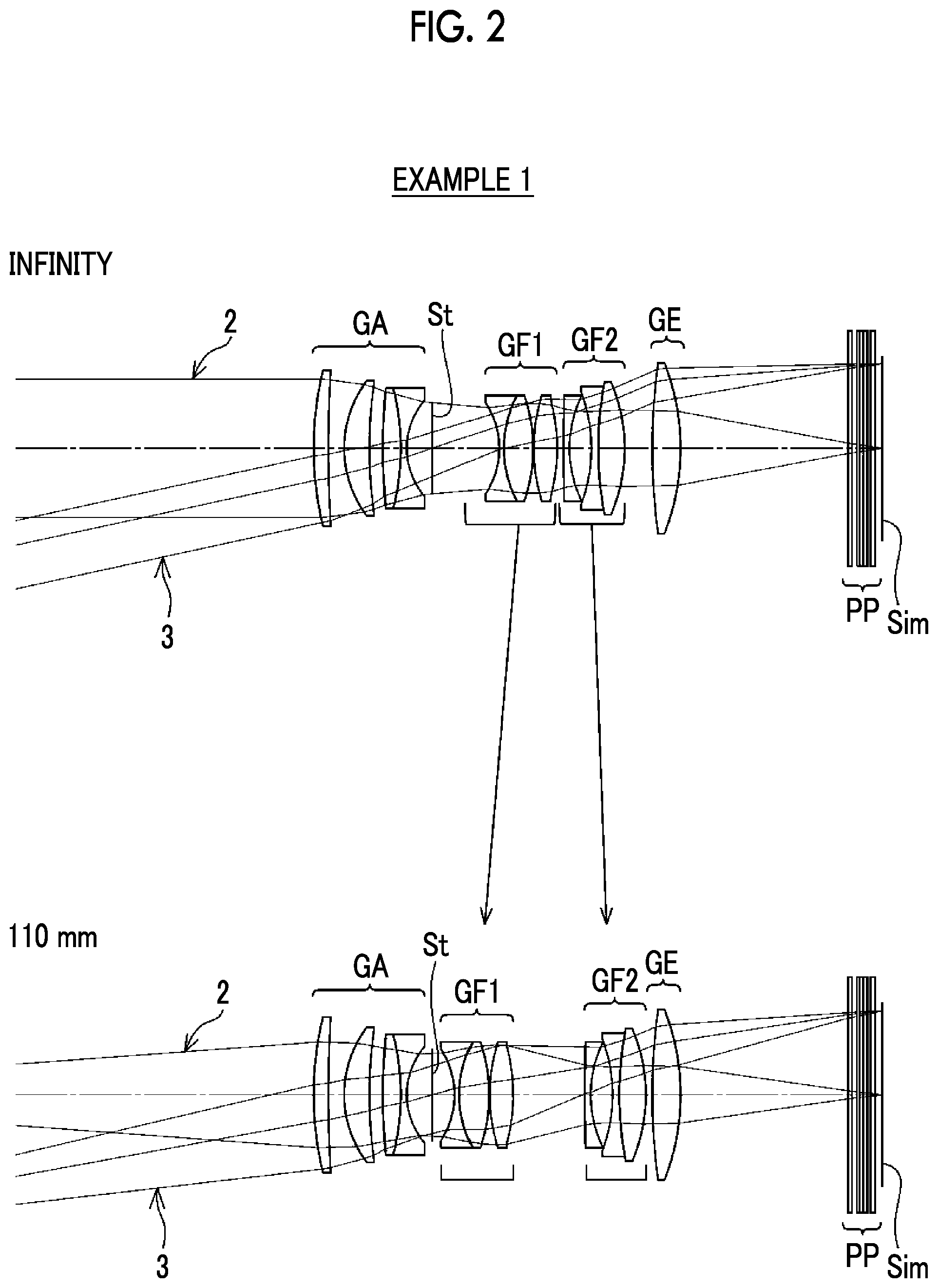 Patent US11841487 Figure 2 – Imaging lens and imaging apparatus